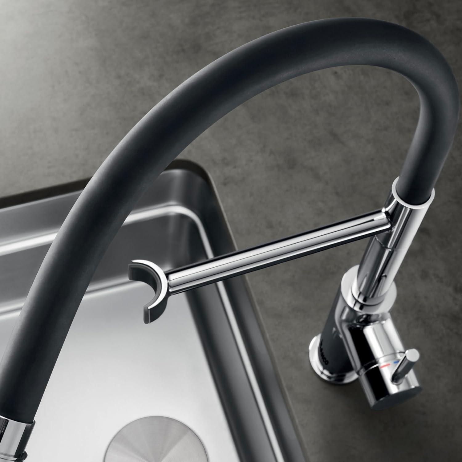 Blanco Catris Flexo Semi-Pro Pull-Down Dual-Spray Kitchen Faucet 402447