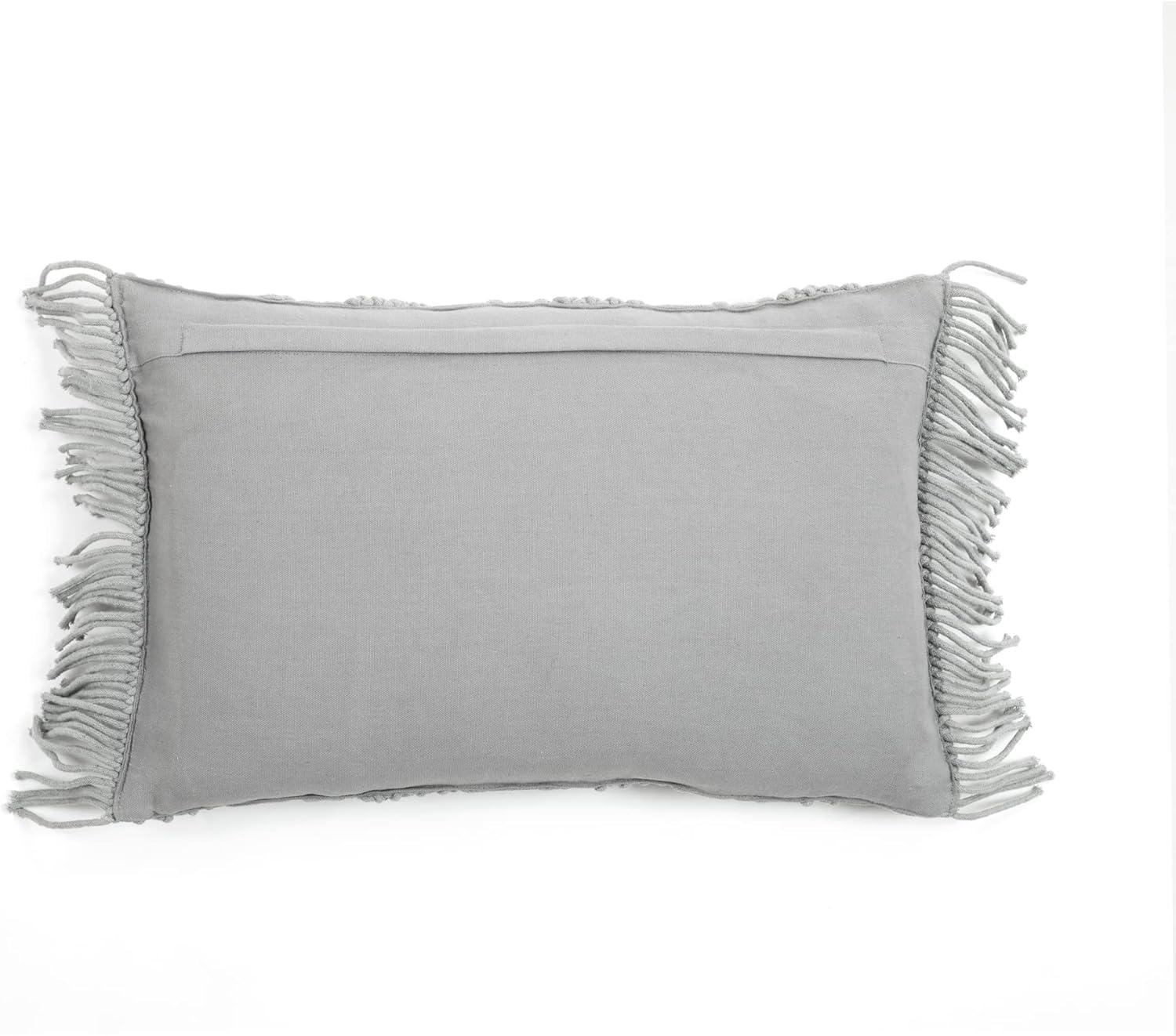 Lush Decor 100% Cotton Lumbar Rectangular Pillow Cover