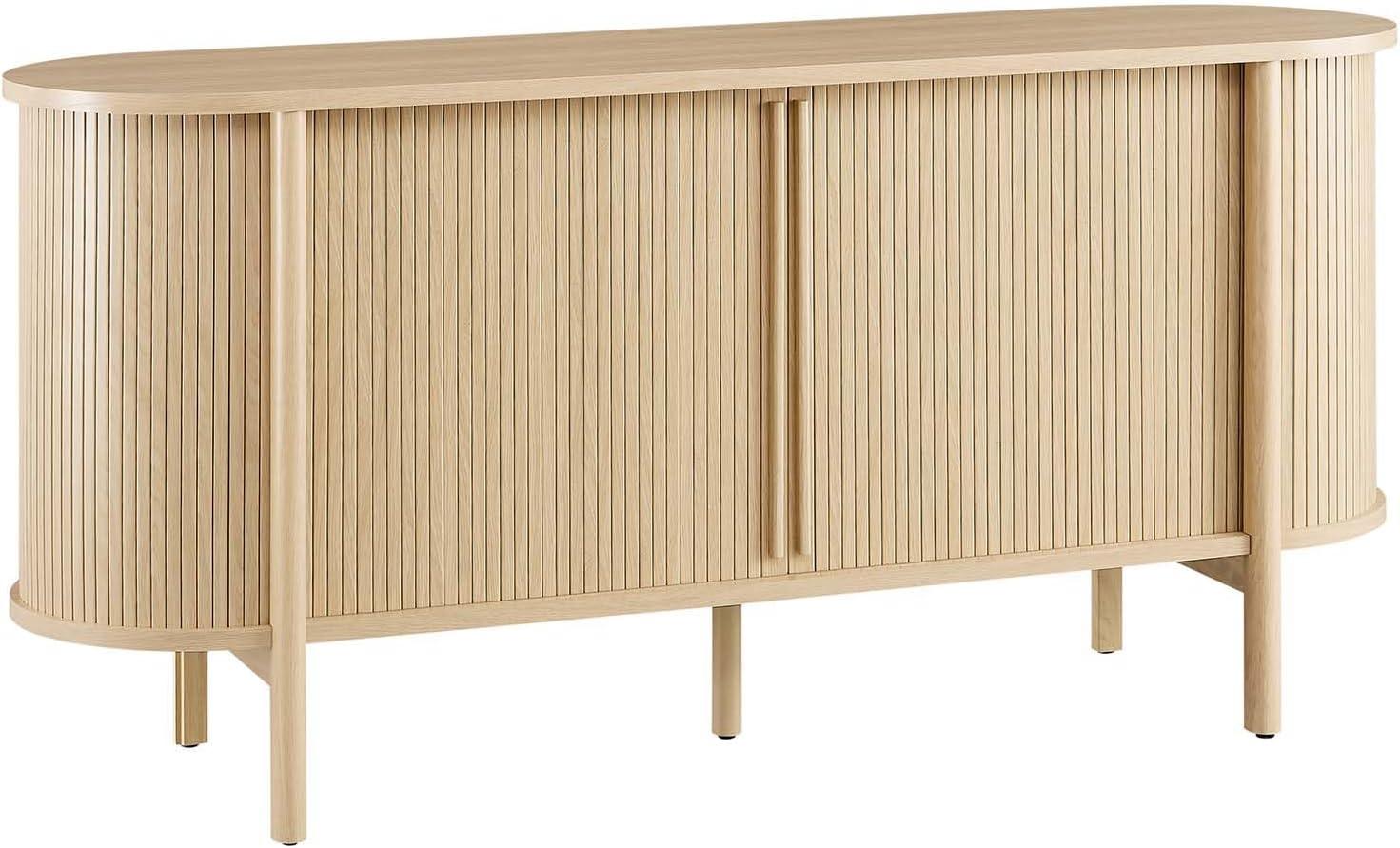 Cadence 63" Oak Sideboard with Fluted Details