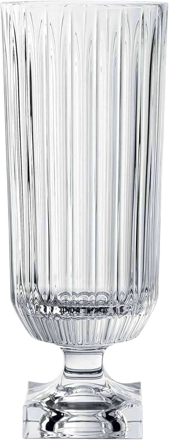 Minerva Tall Clear Crystal Bouquet Vase