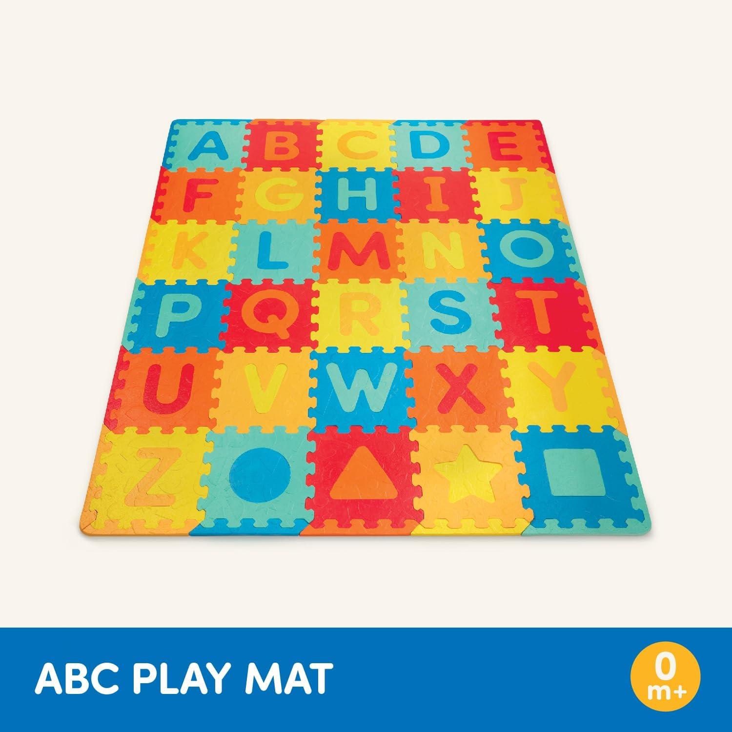 Large Multicolor Foam Alphabet Interlocking Puzzle Mat