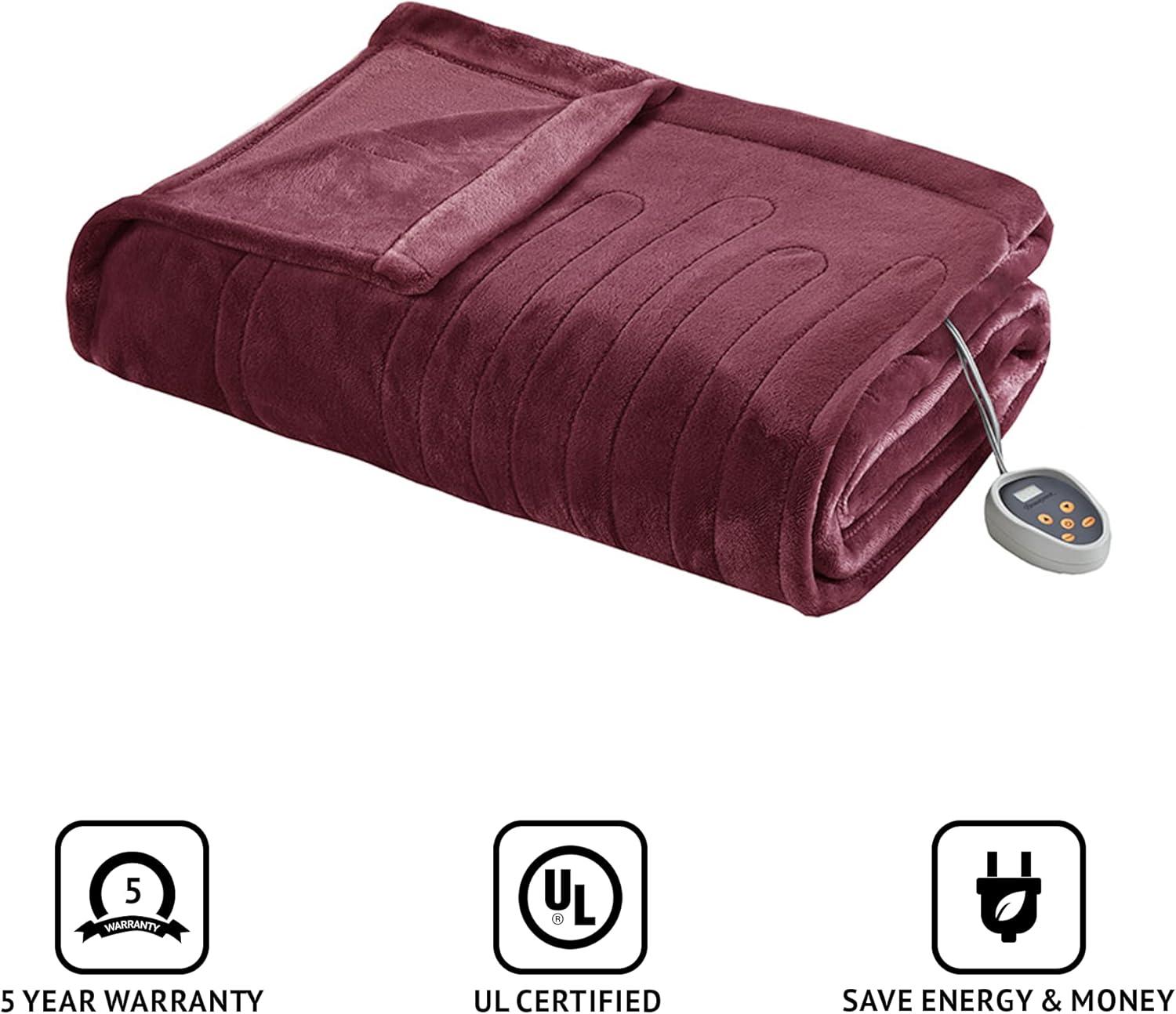 Beautyrest Beautyrest Heated Plush Blanket
