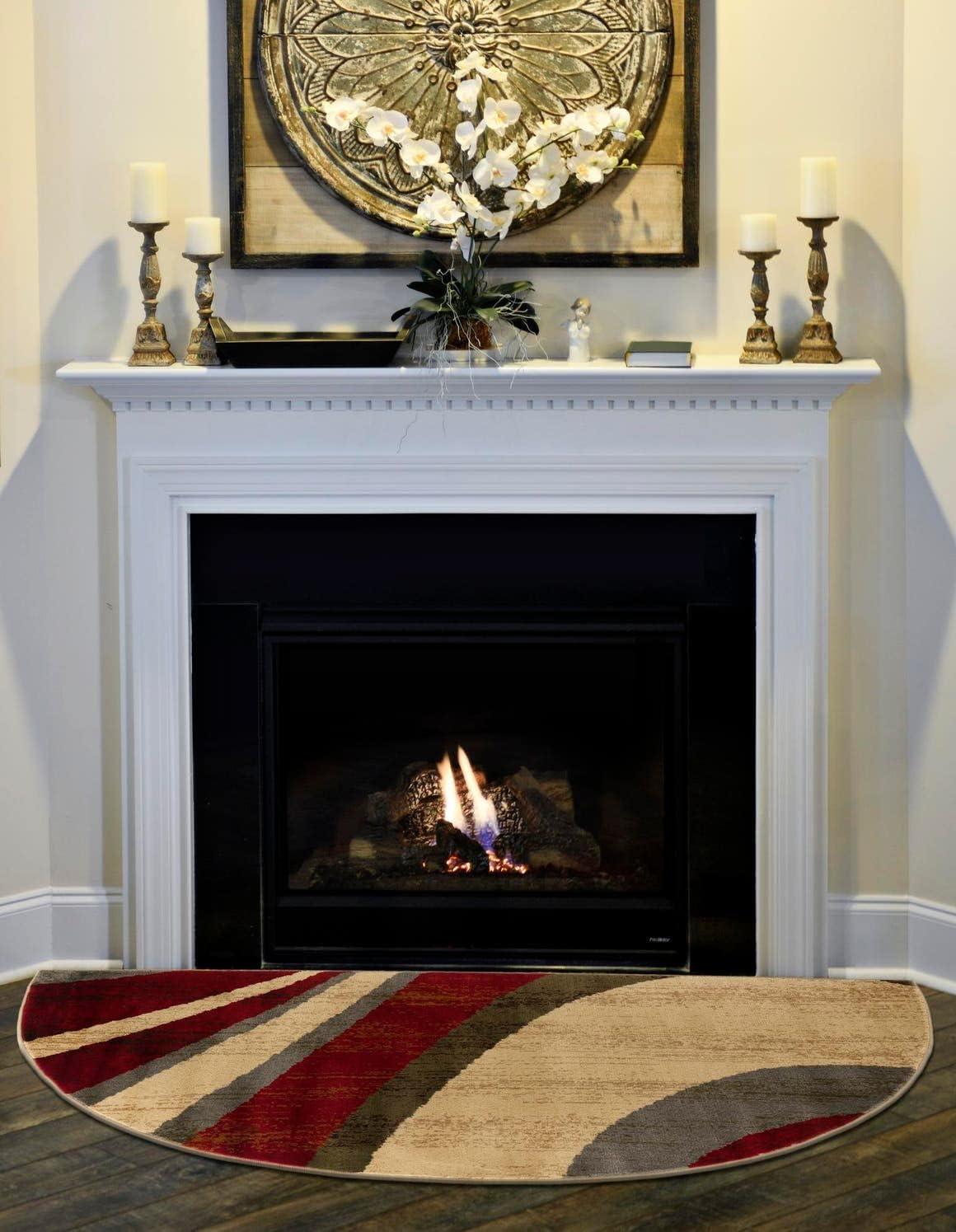 Unique Loom Ivetta Abstract Beige Area Rug