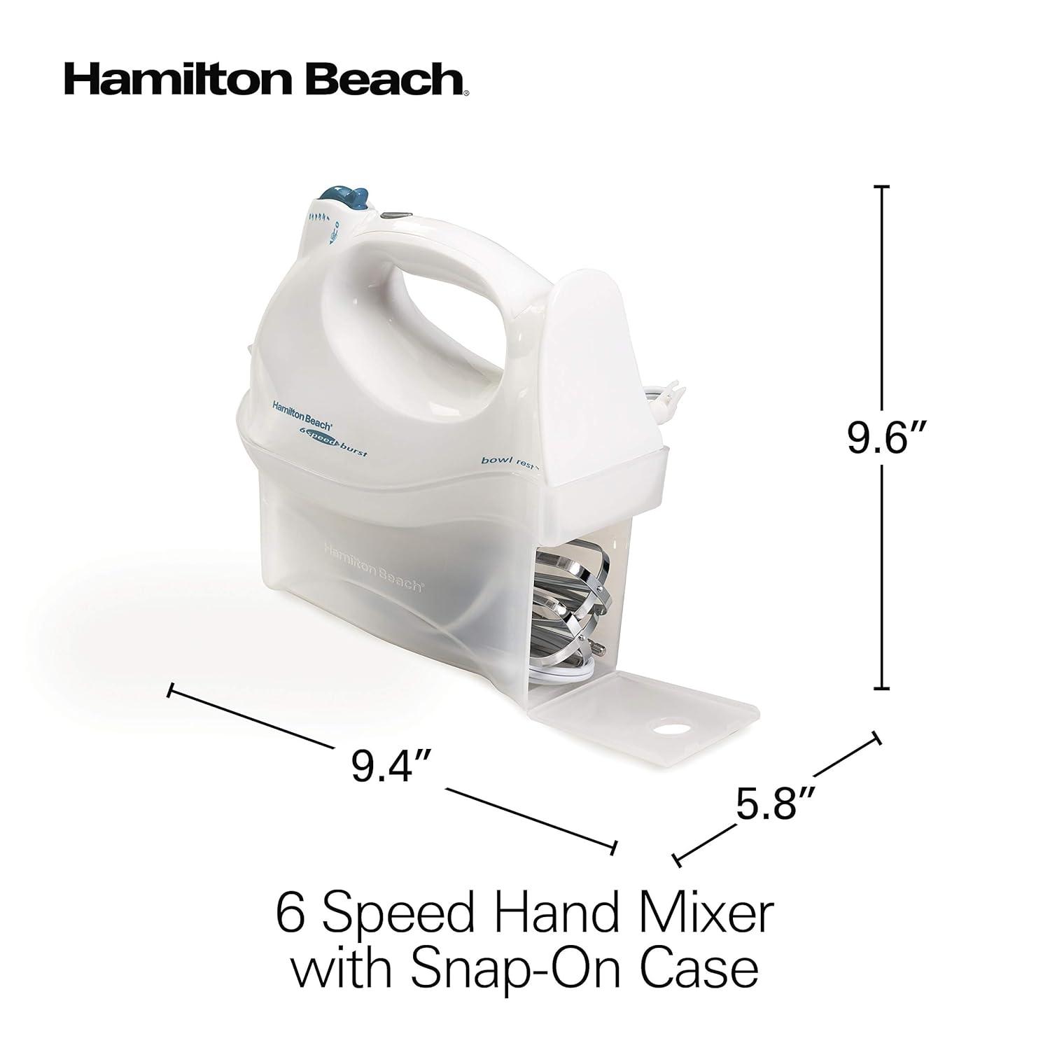 Hamilton Beach 62695V Hamilton Beach® Hand Mixer with Snap-on Case