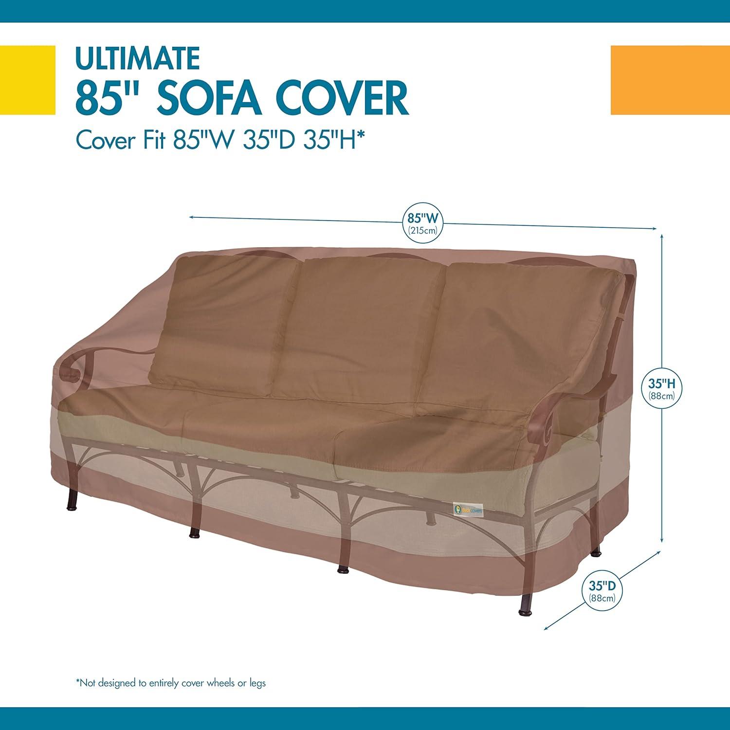 Duck Covers Ultimate 87 in. W Patio Sofa Cover