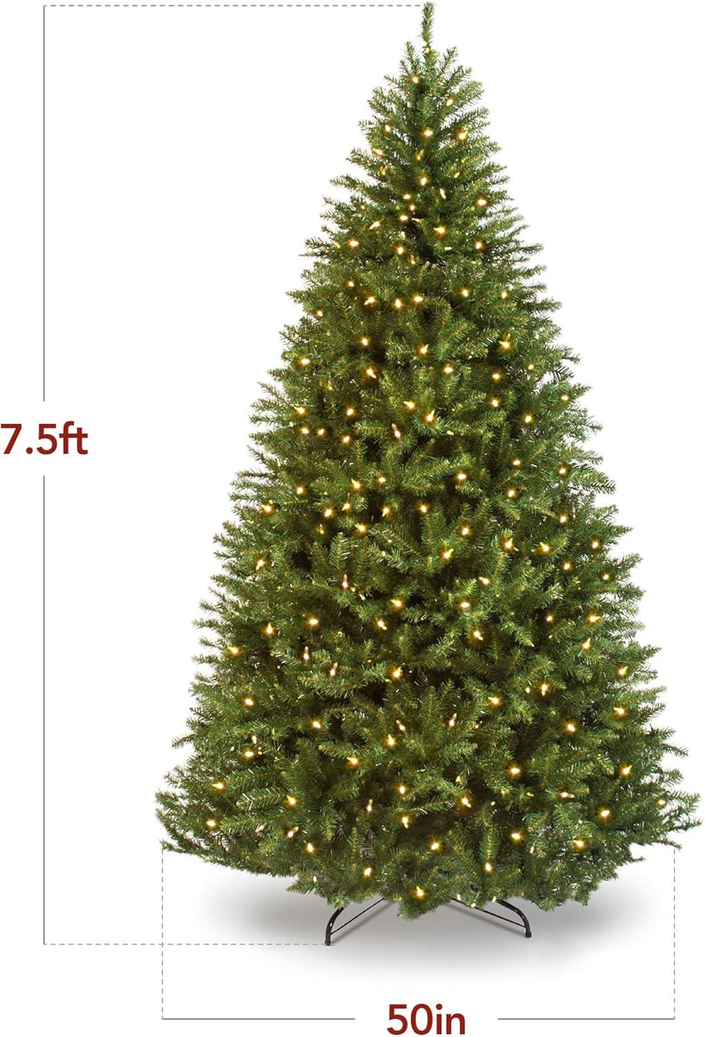 Best Choice Products Pre-Lit Hinged Douglas Full Fir Artificial Christmas Tree Holiday Decoration w/ Lights