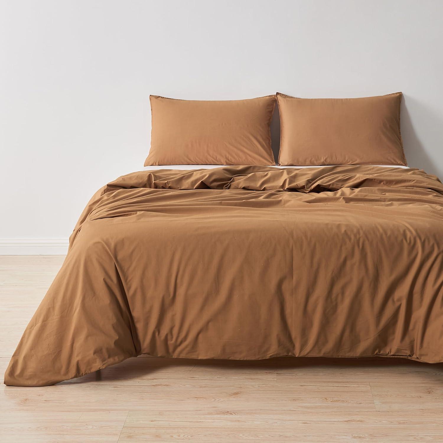 Canyon King/California King Organic Cotton Percale Duvet Set