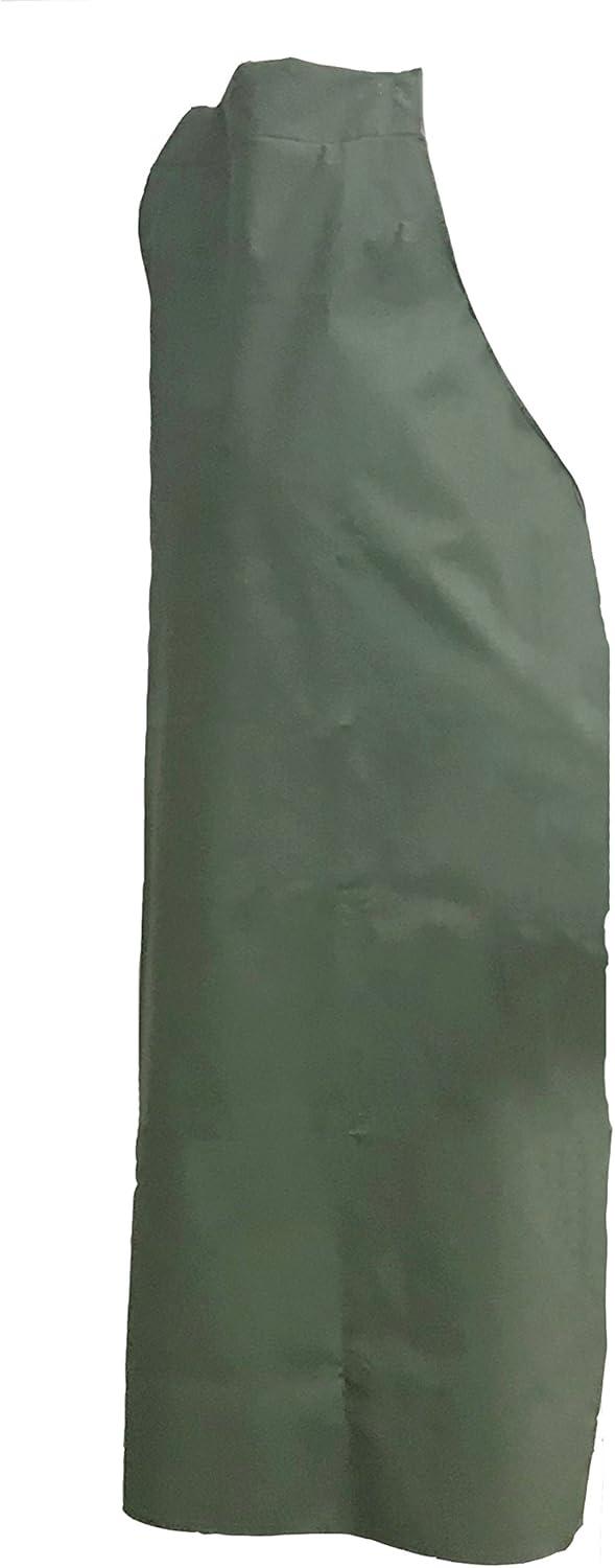 Kleen Chef, Vinyl Bib Apron Waterproof Adjustable, Green, Small