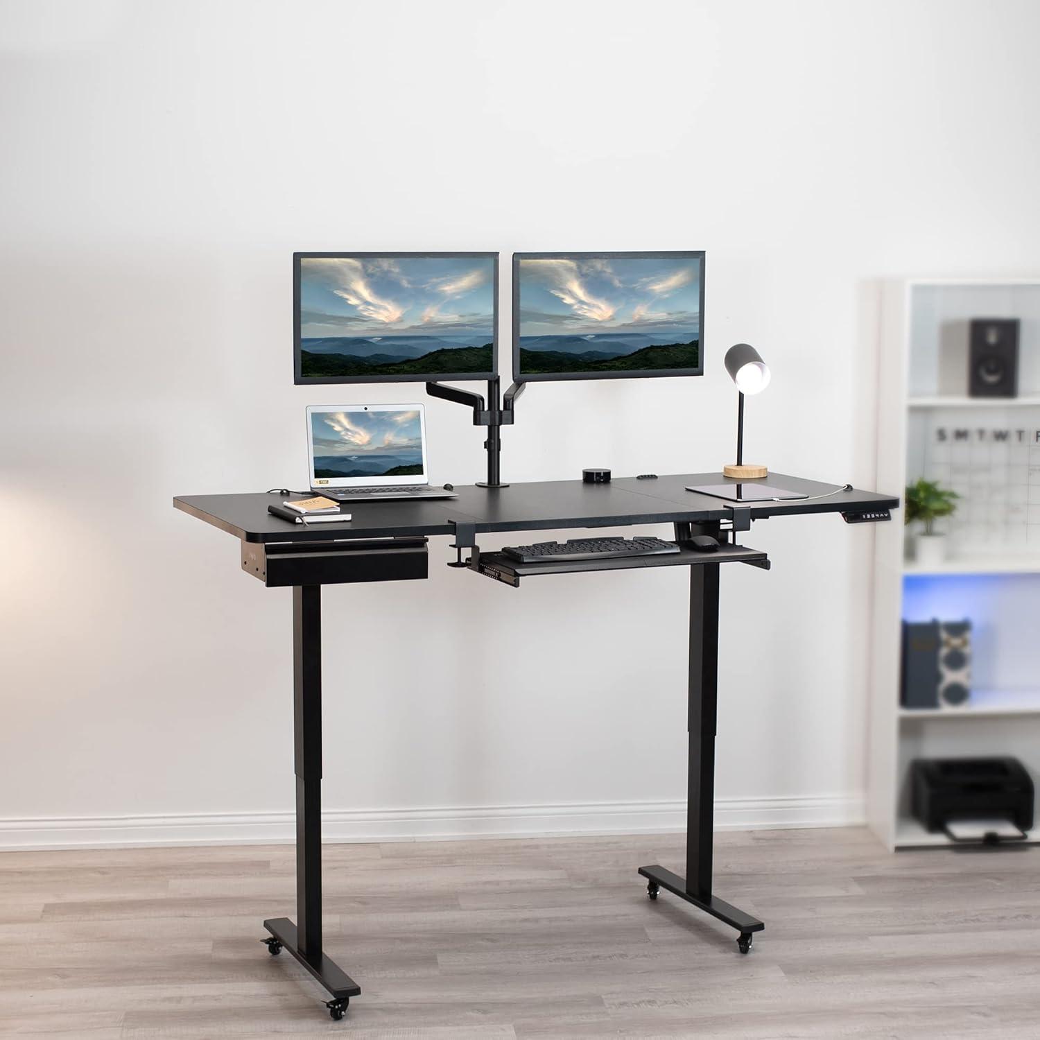 Adjustable Metal Base Standing Desk