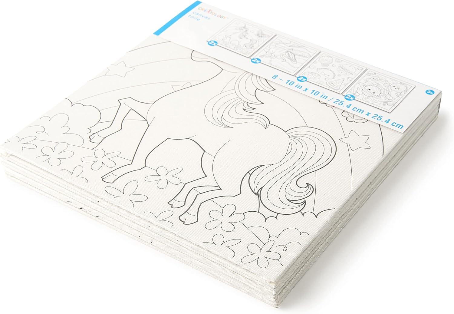 Pre-Printed Canvas Panels By Creatology™ - 8 Pack