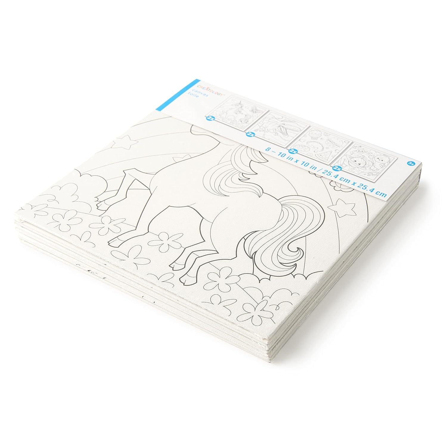 Pre-Printed Canvas Panels By Creatology™ - 8 Pack