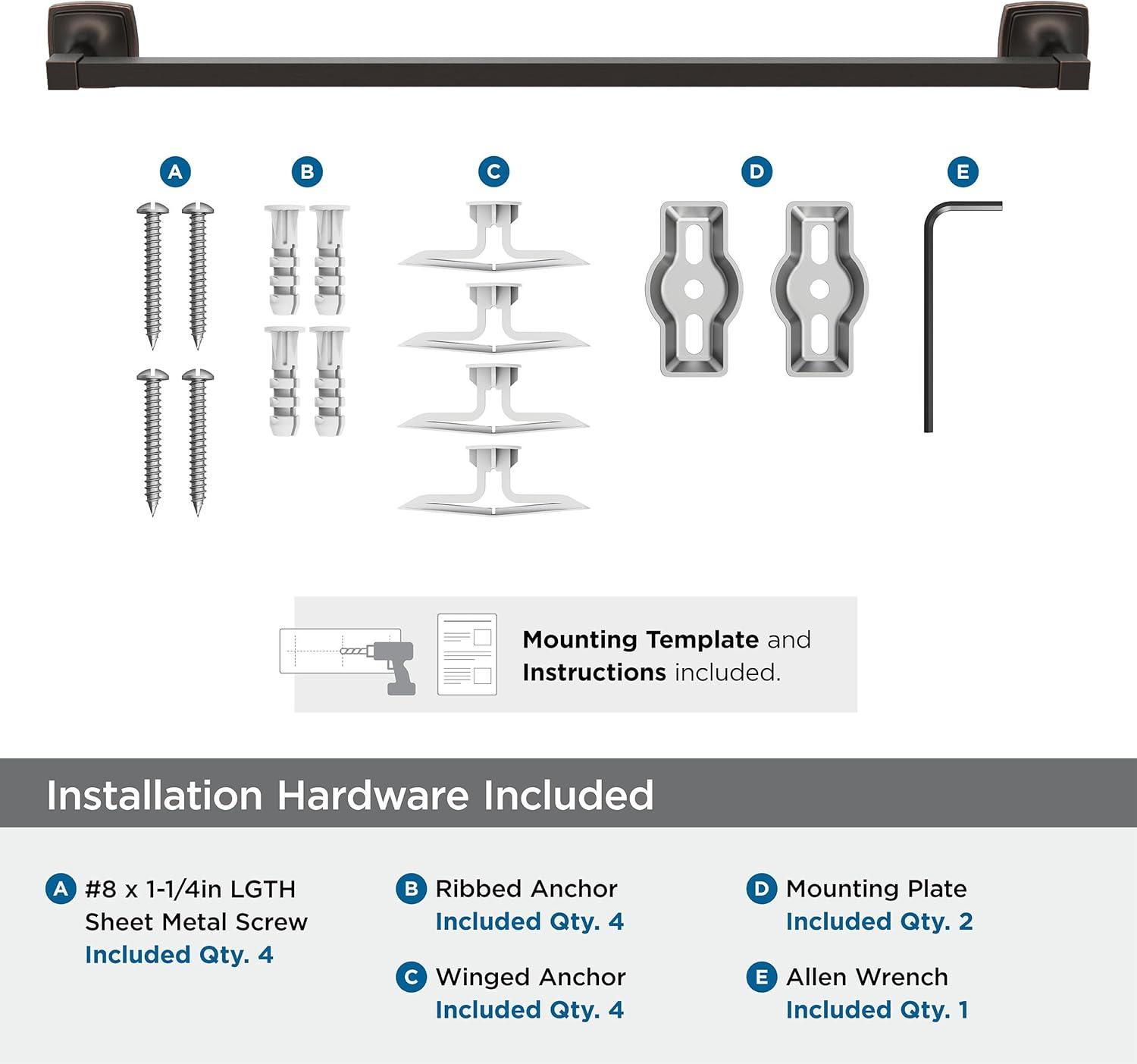 Amerock Stature Wall Mounted Towel Bar