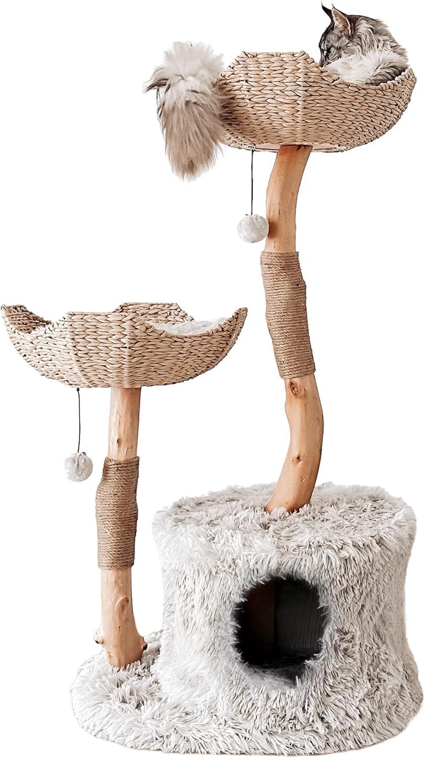 Mau Lifestyle Cento Cat Tree, Hand Made, Gray