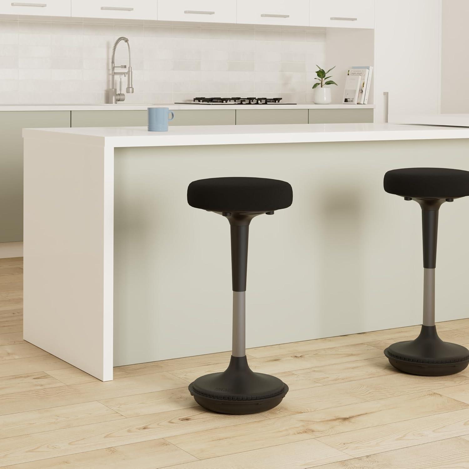 Wobble Taburete de Escritorio de Pie - Silla de Oficina Alta para Silla de Escritorio de Pie Taburetes Wobble para Asientos en el Aula Silla Addd Taburete Ajustable en Altura Taburete Activo de 23-33" para Escritorio de Pie Sillas Wobble