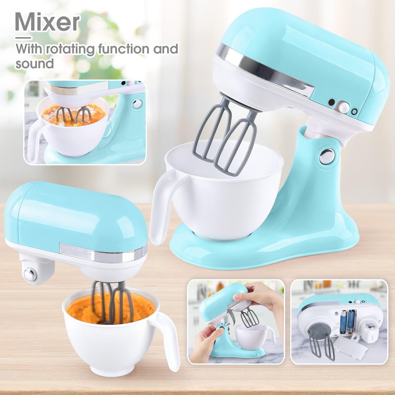 PLAY Kitchen Appliance Toys for Kids Pretend Play Blender Toaster Coffee Maker for Ages 3+