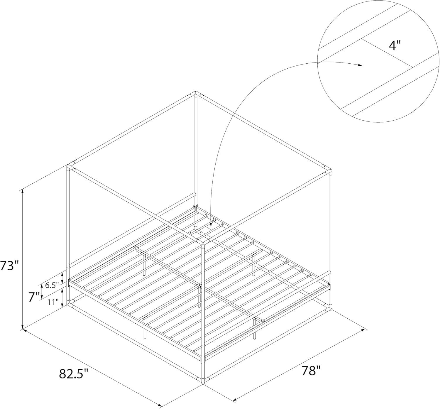 Celeste Canopy Bed