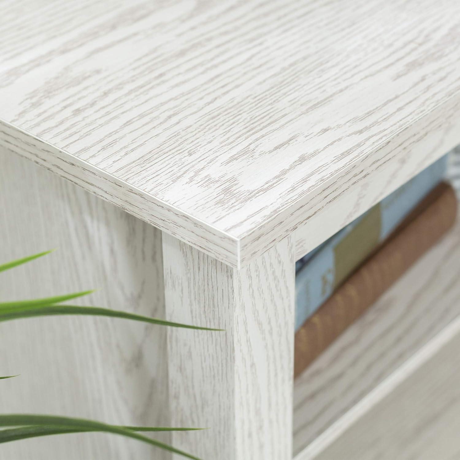 Walker Edison Wren Classic 6 Cubby TV Stand for TVs up to 80 Inches, 70 Inch, White Wash