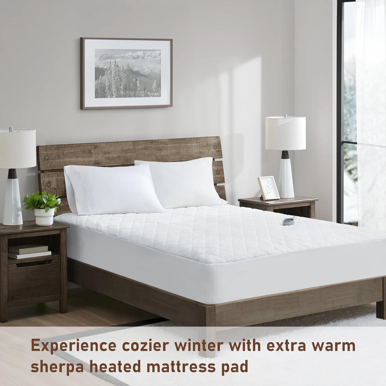 Electric Heated Faux Shearling Mattress Pad - Woolrich