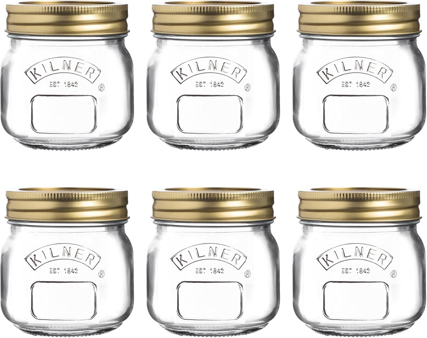 Kilner® Tray of 6 0.25 Litre Preserve Jars