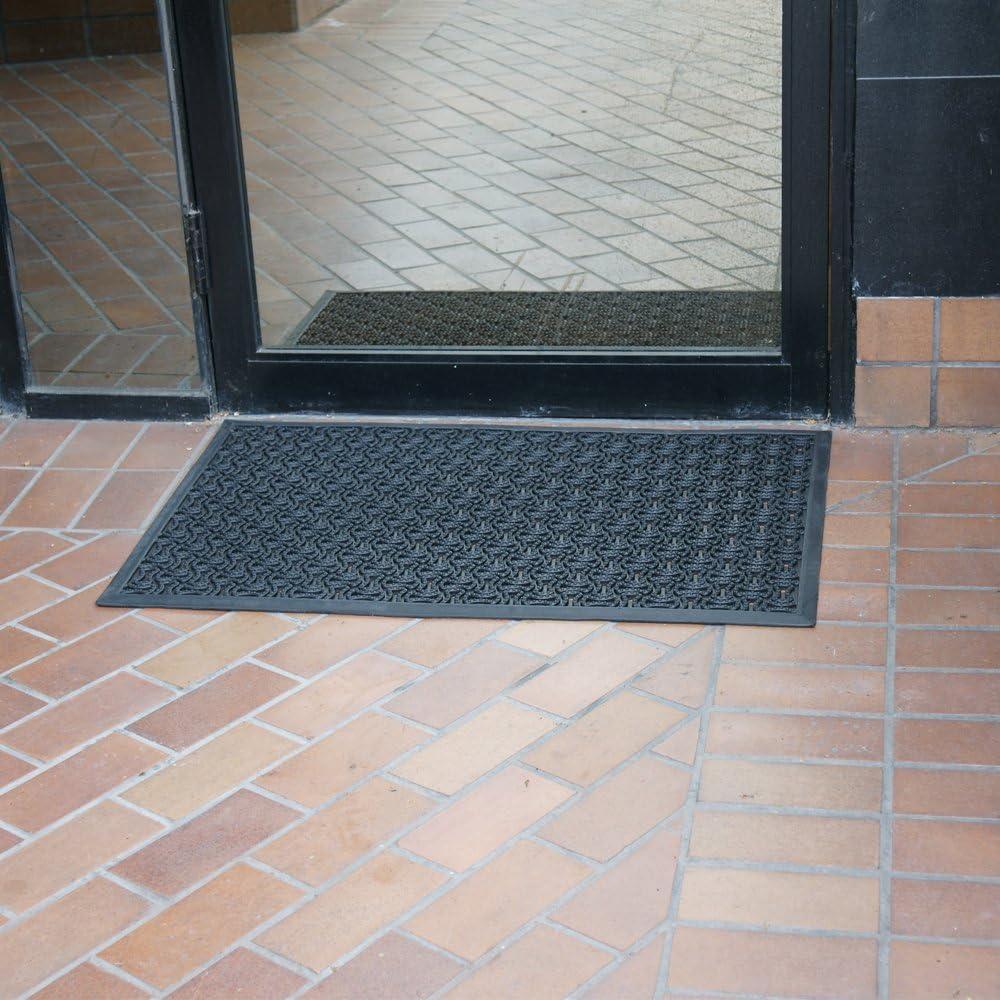 Rubber-Cal, Inc. Rubber-Cal "Dura-Scraper Drainage" Commercial Door Mat - Black