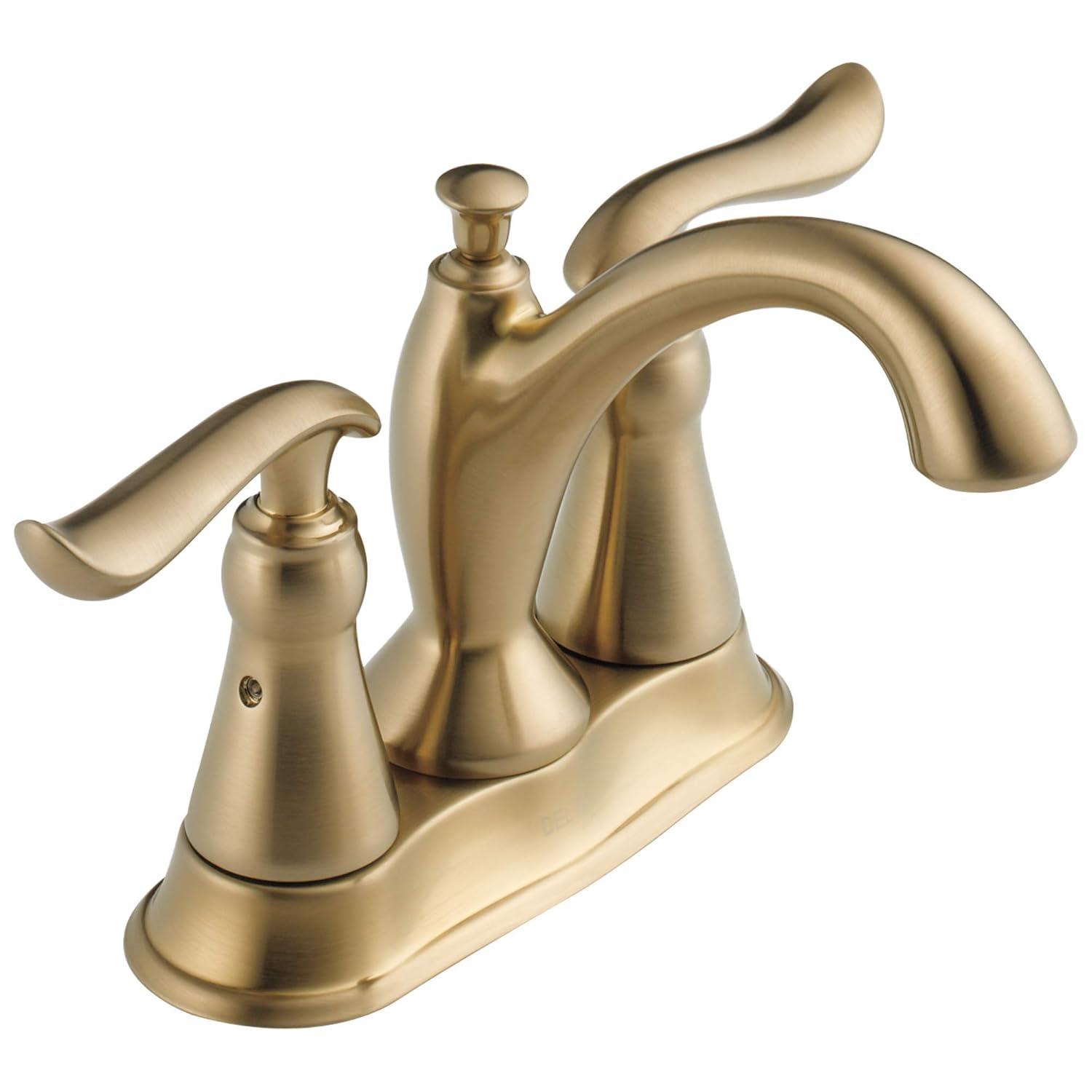 Linden Centerset Bathroom Faucet with Drain Assembly, 2-handle Bathroom Sink Faucet