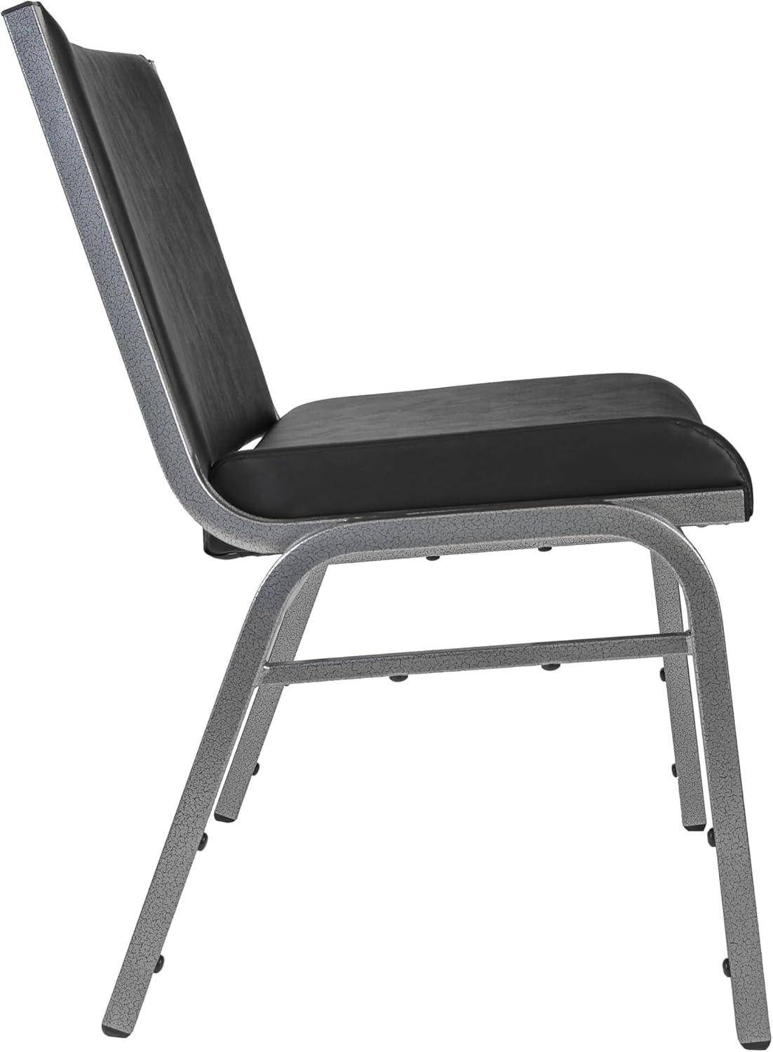 Flash Furniture Divine Multipurpose Big & Tall 1000 lb. Rated Stacking Guest Chairs for Business or Home Use (Set of 2)