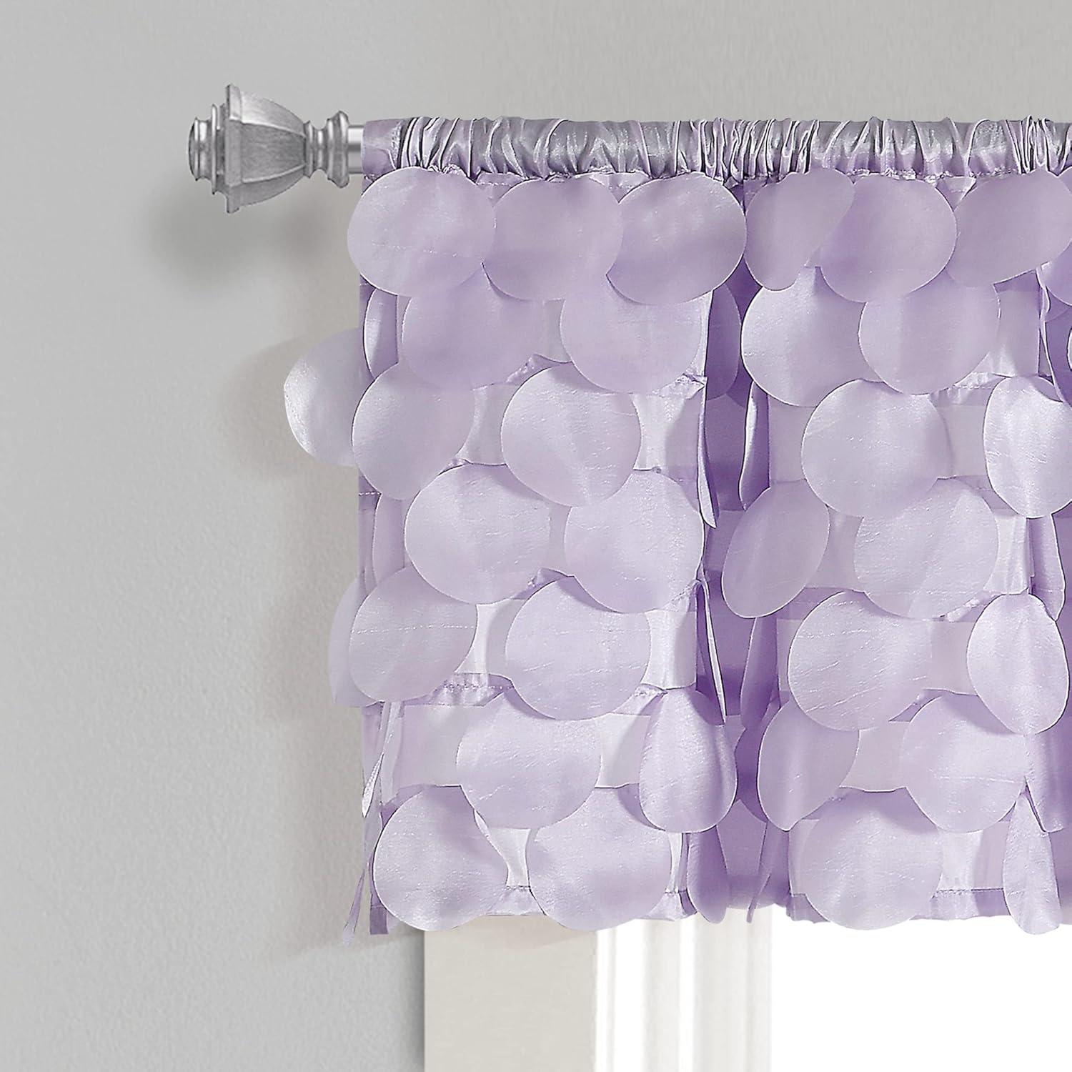 Lush Decor Gigi Scalloped Window Valance