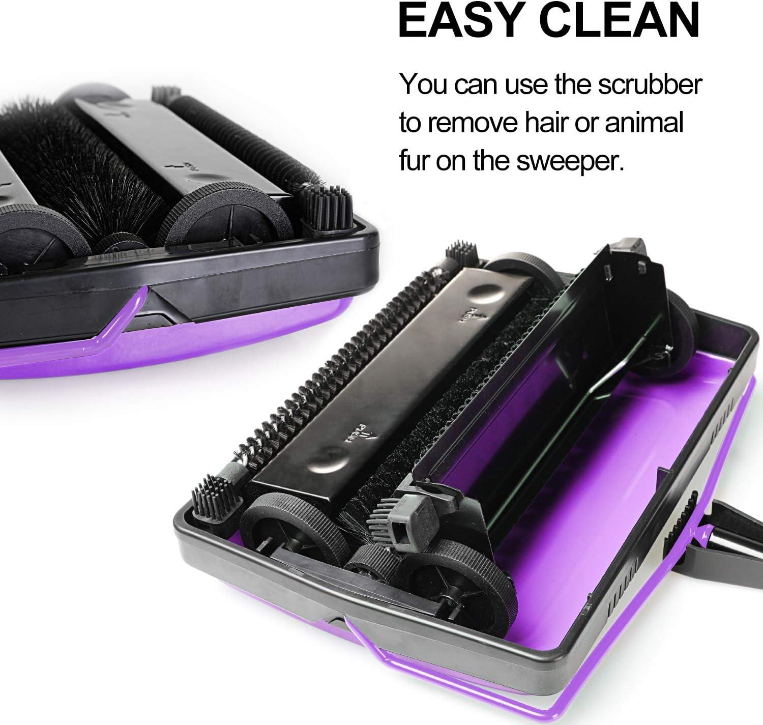 Carpet Sweeper Cleaner For Home Office Low Carpets Rugs Undercoat Carpets Pet Hair Dust Scraps Paper Small Rubbish Cleaning With A Brush