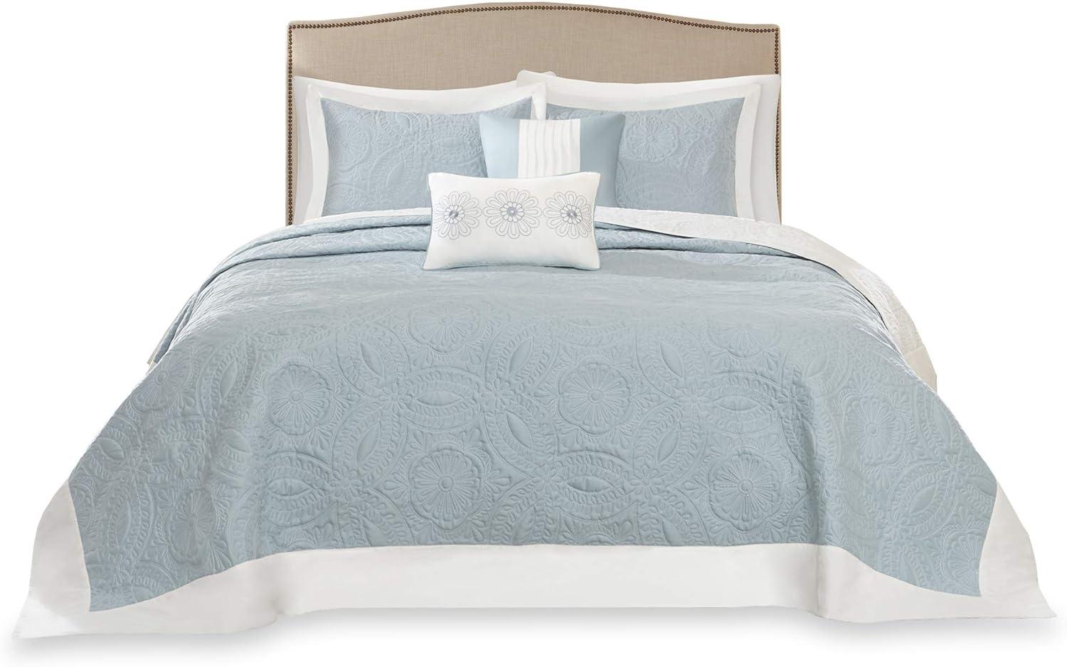 5 Piece Reversible Bedspread Set