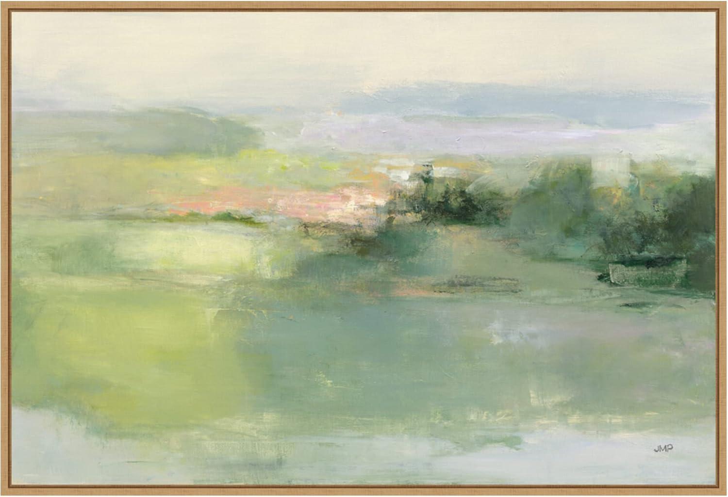 Amanti Art Gentle World Framed Canvas Wall Art Print