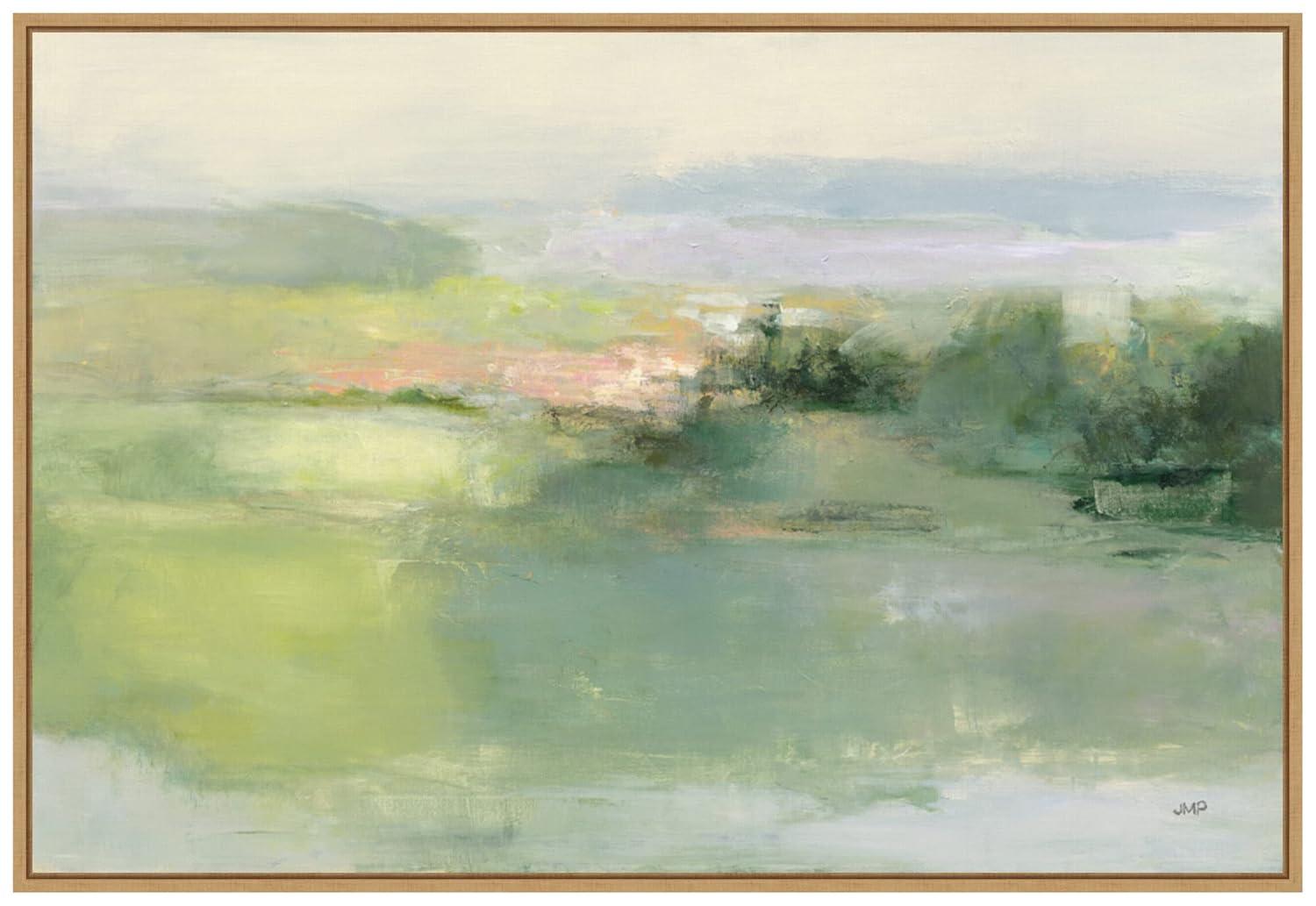 Amanti Art Gentle World Framed Canvas Wall Art Print