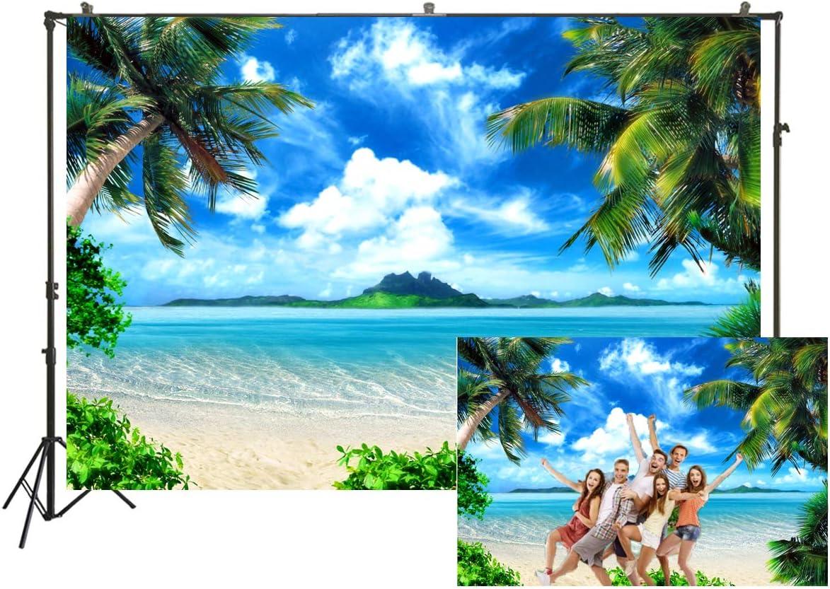 Summer Beach Photography Backdrops Ocean Tropical Photo Booth Wedding Party Decoration Background Studio Props Vinyl 7x5ft XT-6594