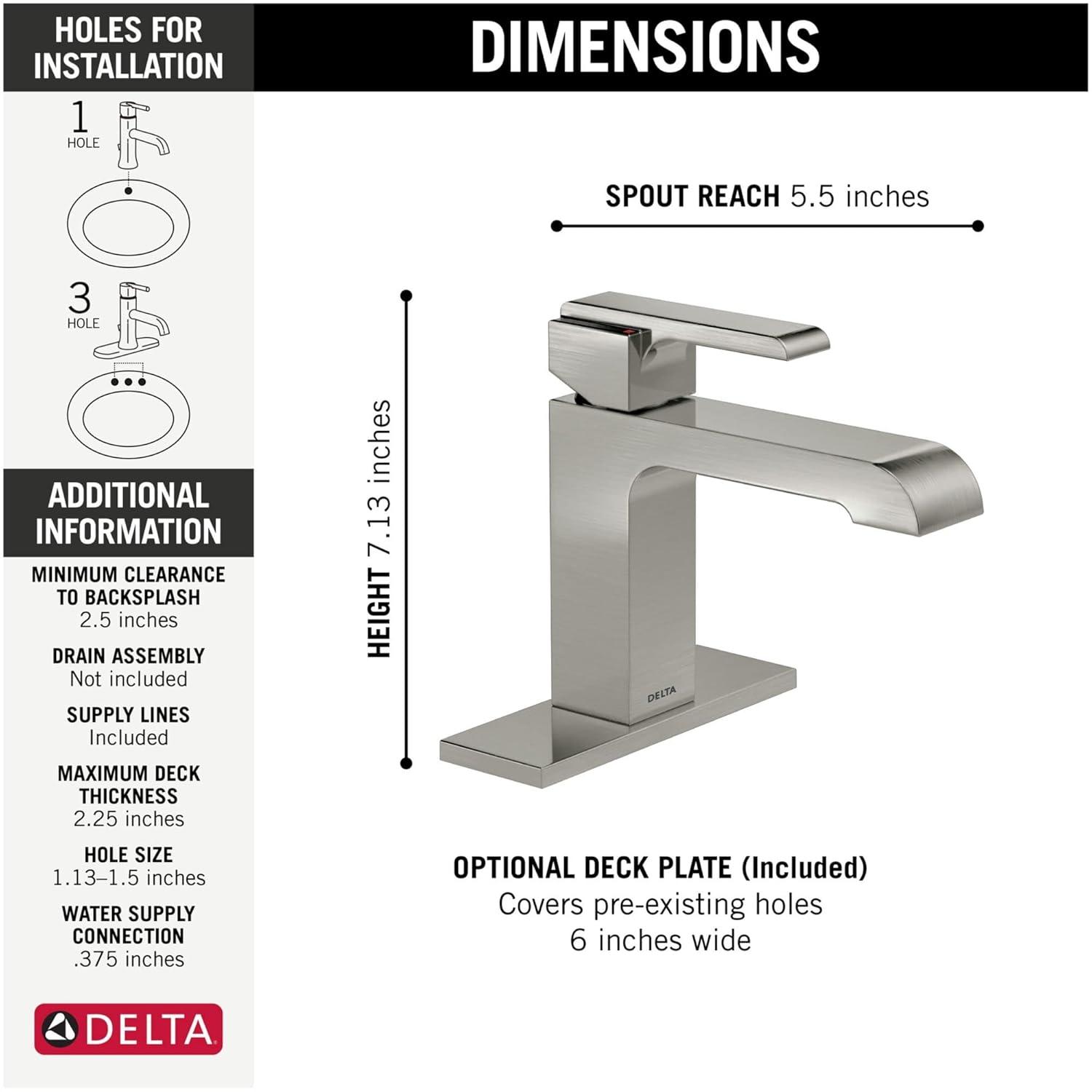 Ara Single Hole Bathroom Faucet
