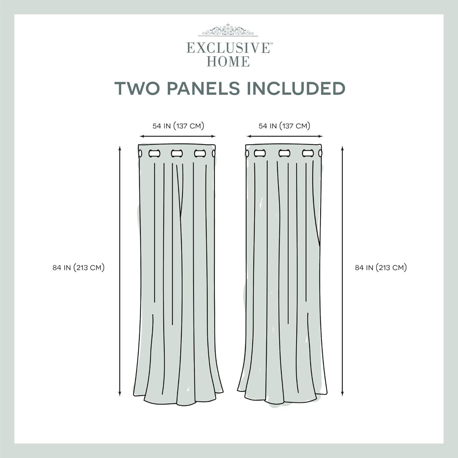 Surfside Cotton Cabana Stripe Window Curtain Panel Pair - Exclusive Home™