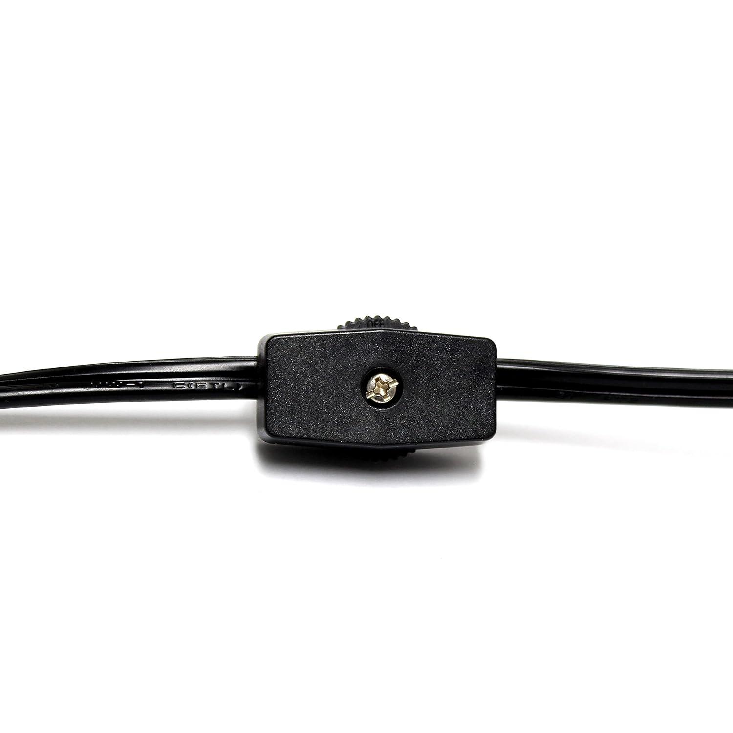 10.04" Traditional Ceramic Thimble Base Bedside Lamp with Fabric Shade - Simple Designs: ETL Listed, No Assembly Required