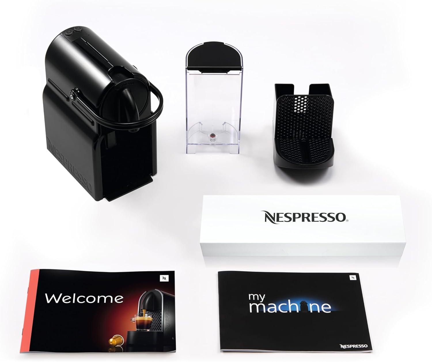 Compact Black Automatic Nespresso Pod Espresso Machine