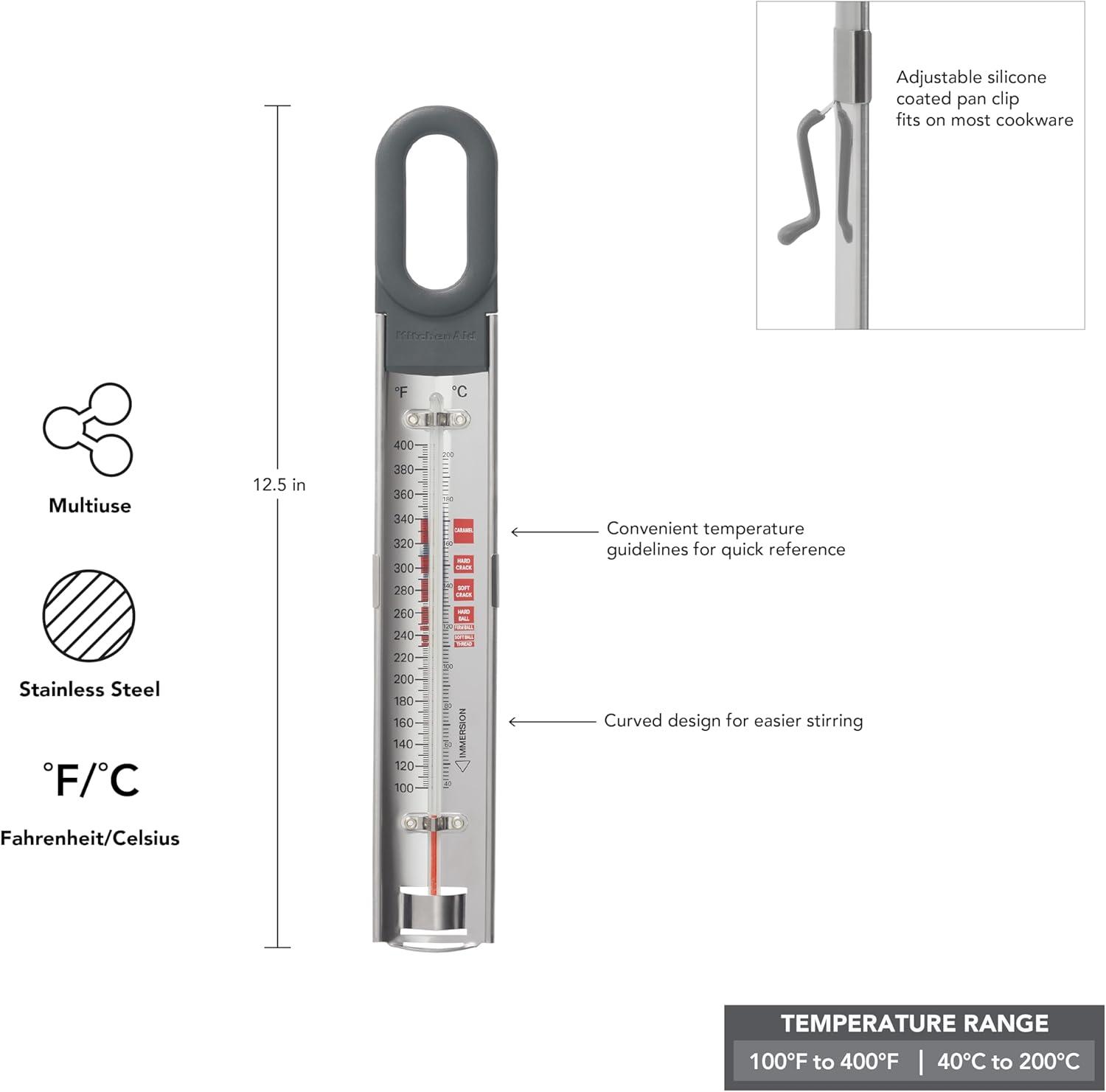 KitchenAid Curved Candy and Deep Fry Thermometer