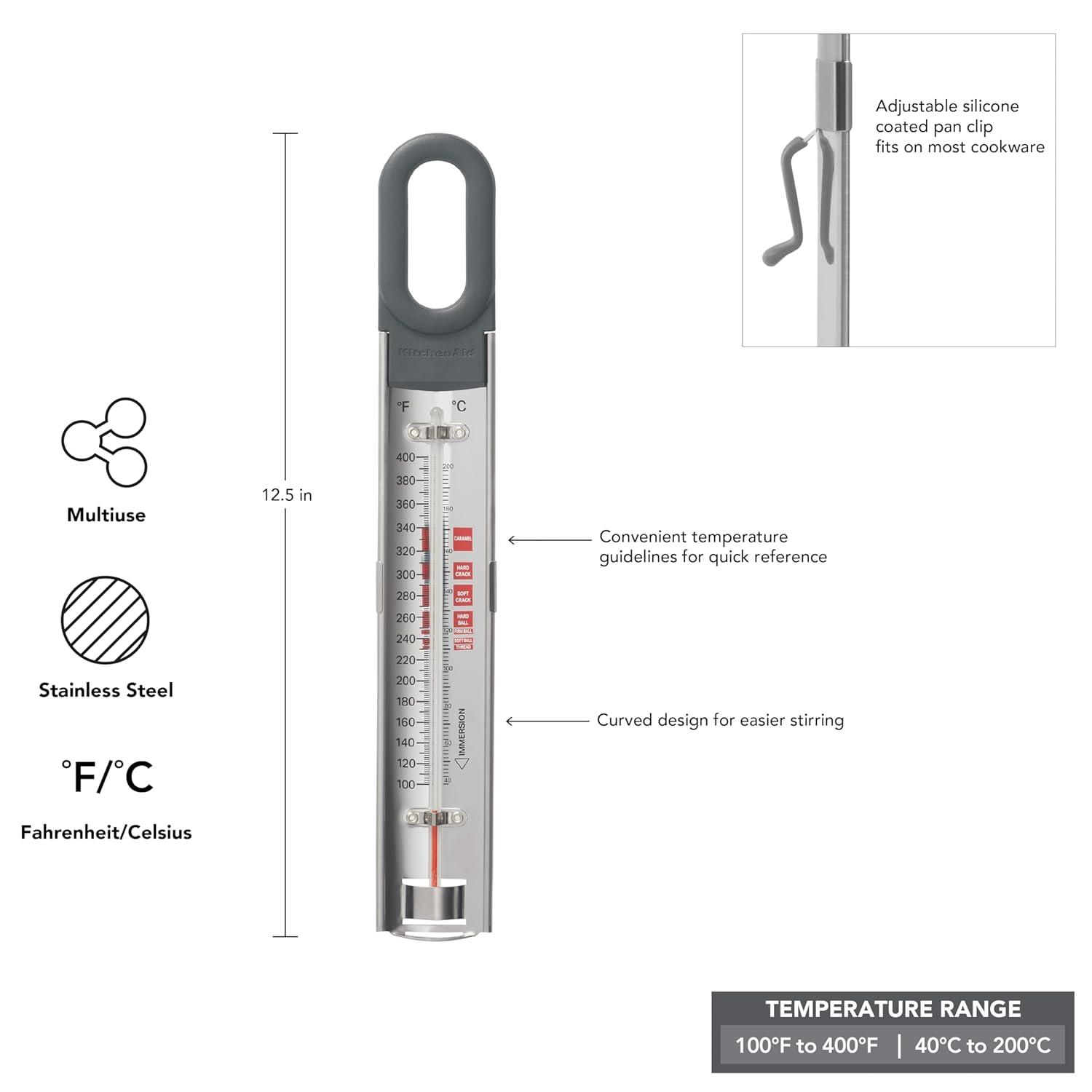 KitchenAid Curved Candy and Deep Fry Thermometer