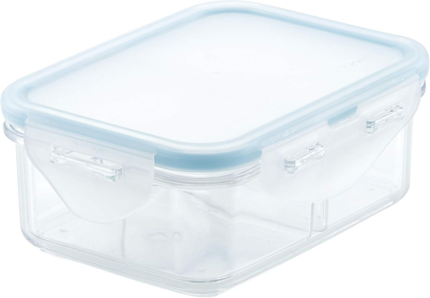 LocknLock 12-Ounce Warp-Stain-Odor Resistant Purely Better Rectangular Food Storage Container with Divider