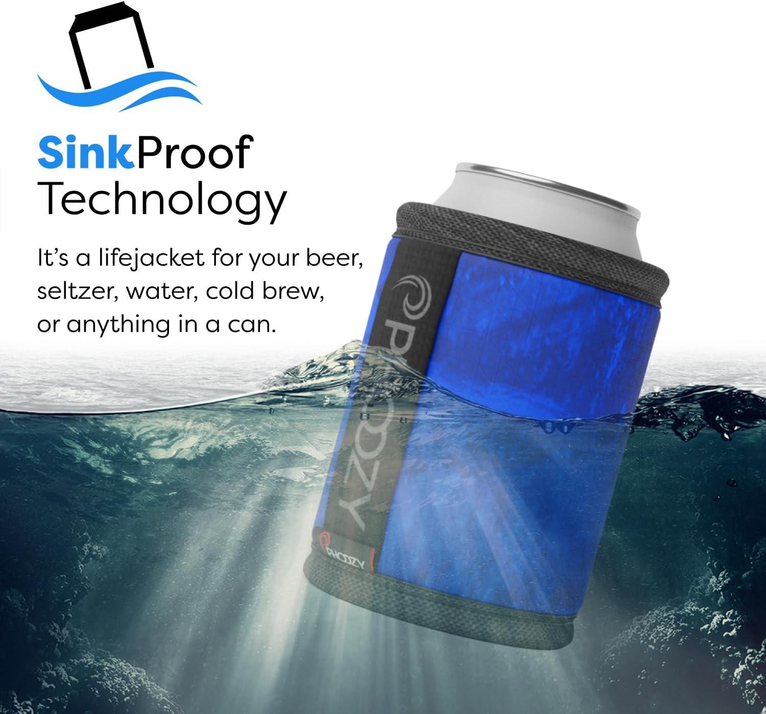 Marlin Blue Insulated Can Cooler with NASA Technology