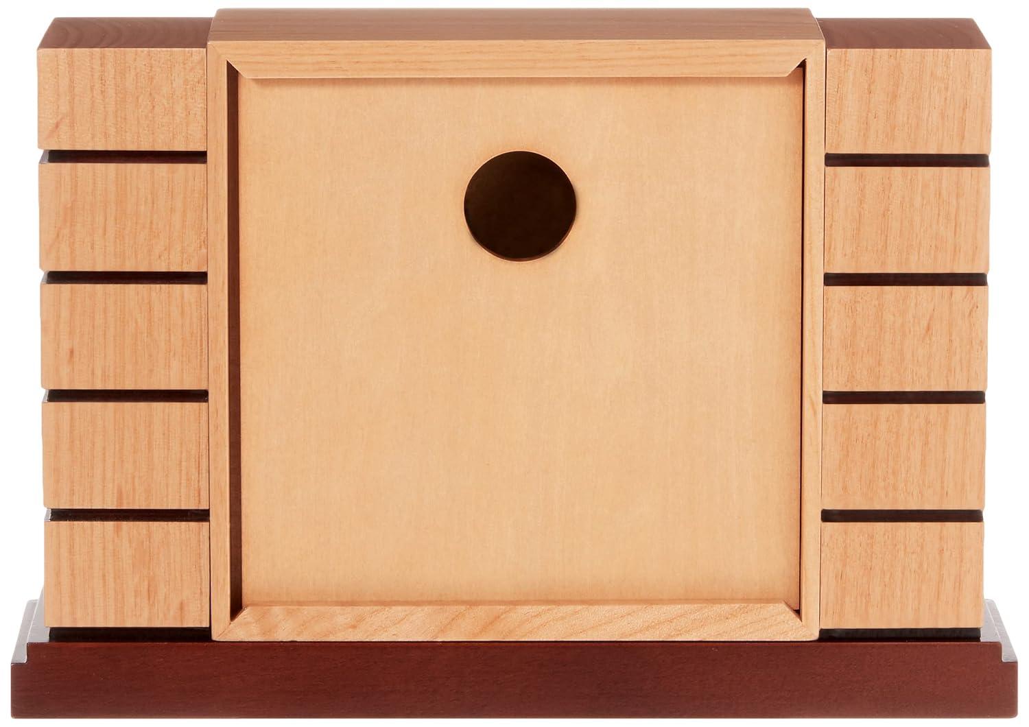 Bulova 6.5'' H Solid Wood Floor Clock