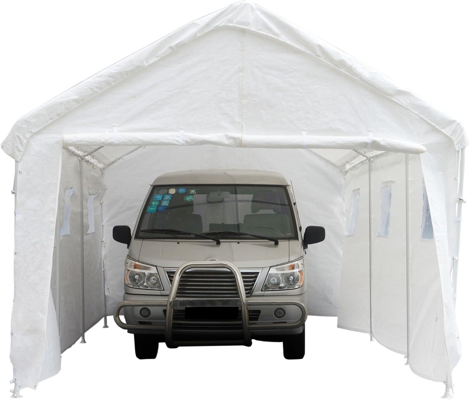 King Canopy Hercules 10ft 8in x 20ft Steel Frame Enclosed Canopy Garage