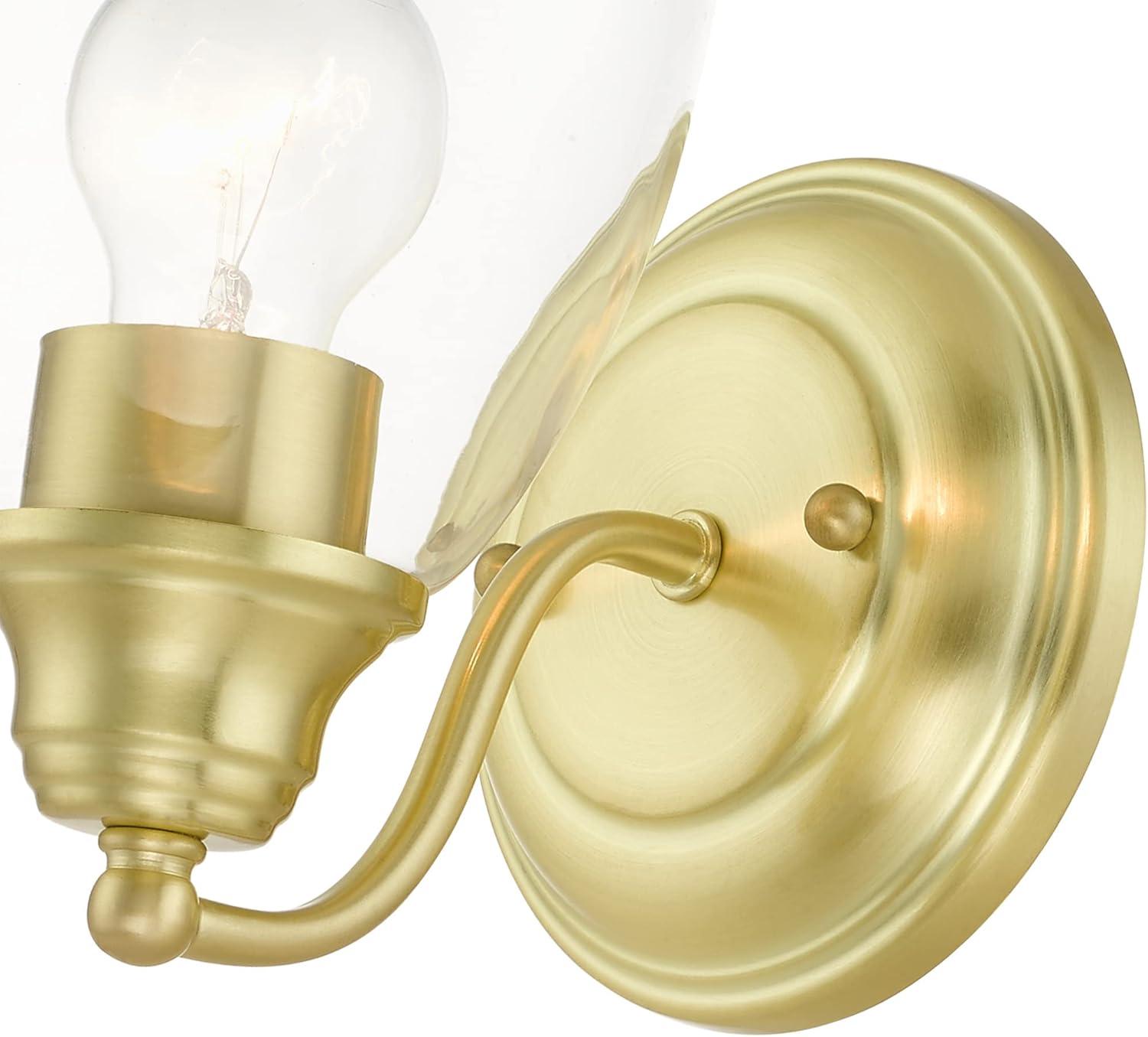 Livex Lighting Montgomery 1 - Light Vanity in  Satin Brass