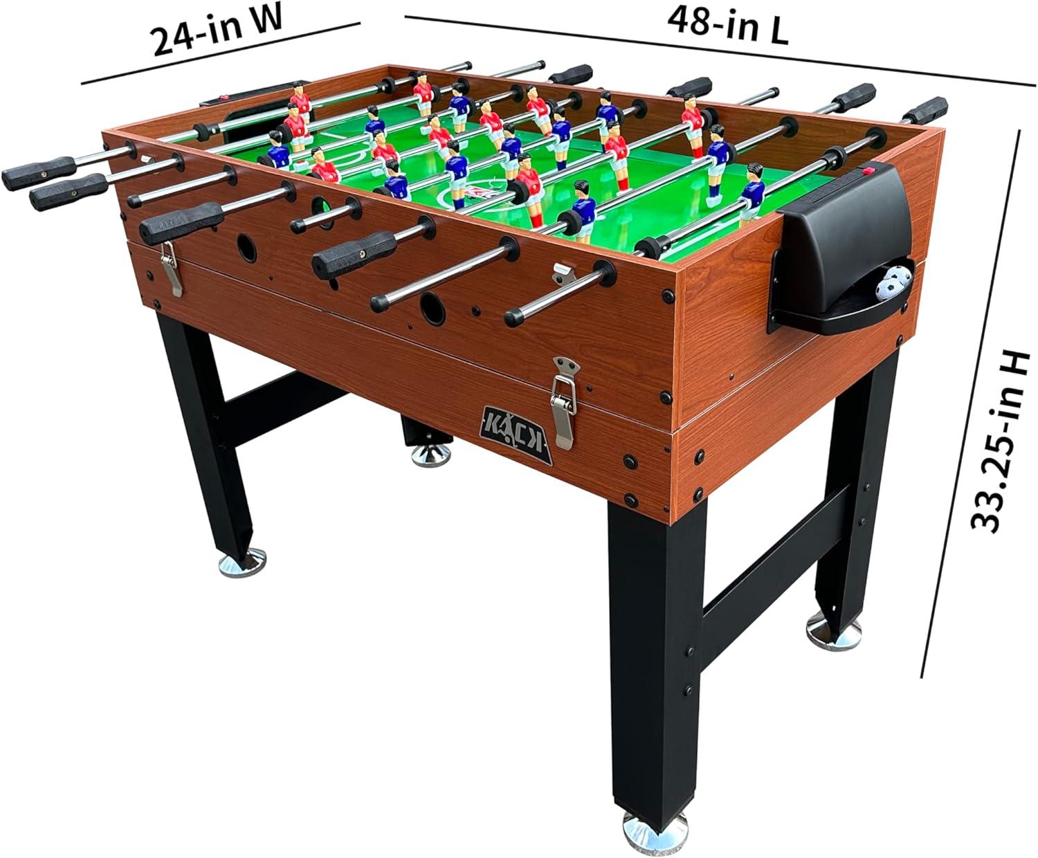 KICK Trio 48" Brown 3-in-1 Multi Game Table