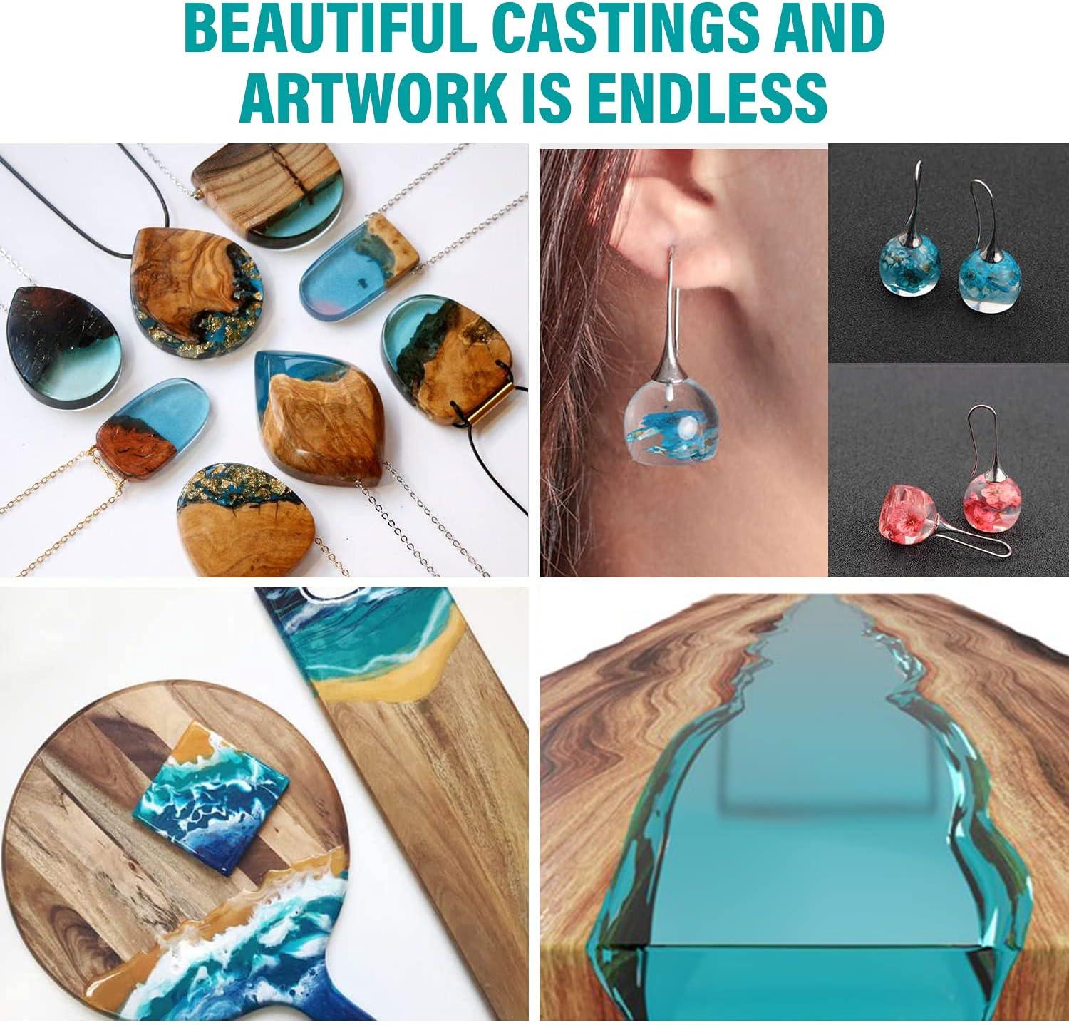 Premium Clear Epoxy Resin Two Gallon Kit for All Applications