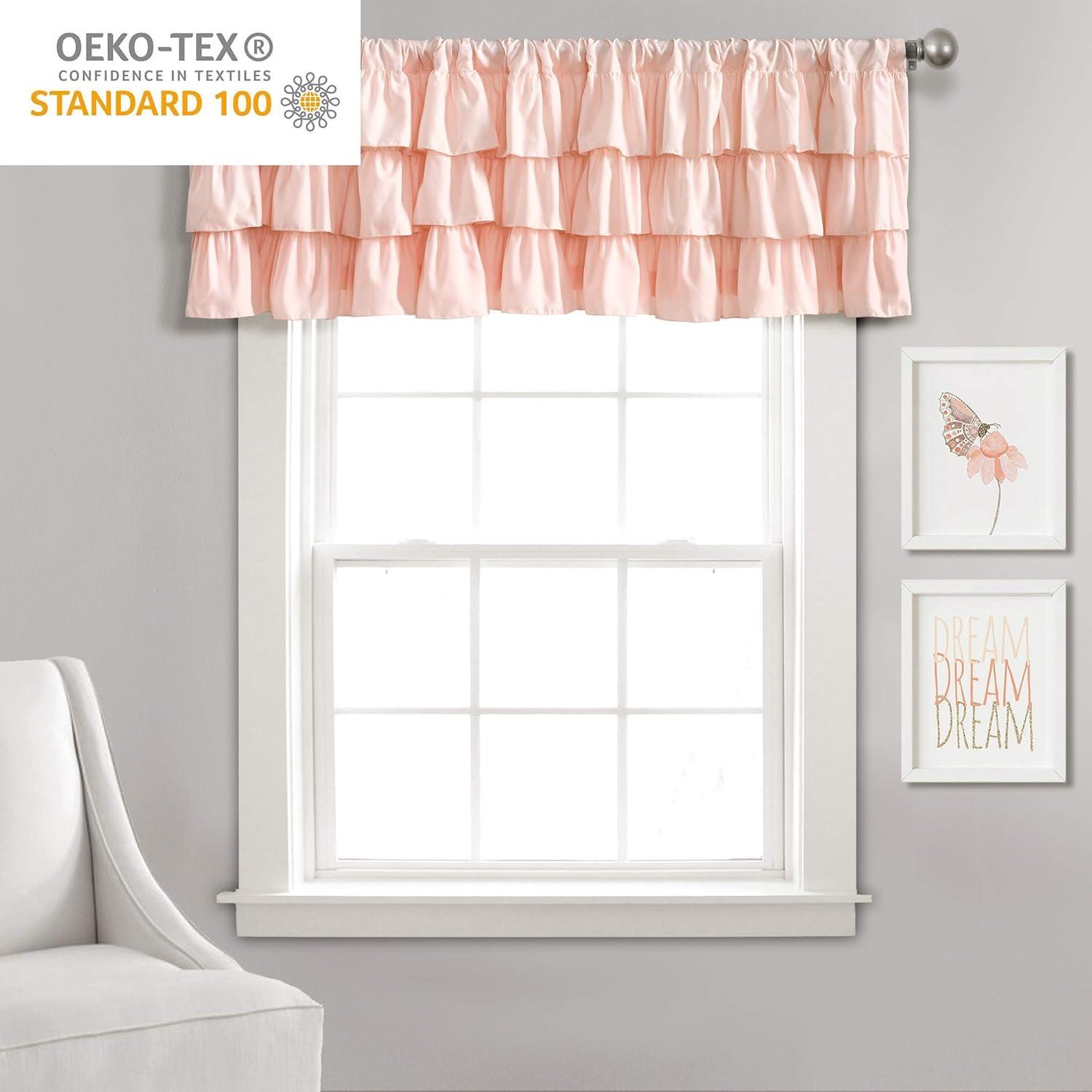 Lush Decor Belle Ruffled 84'' W Window Valance