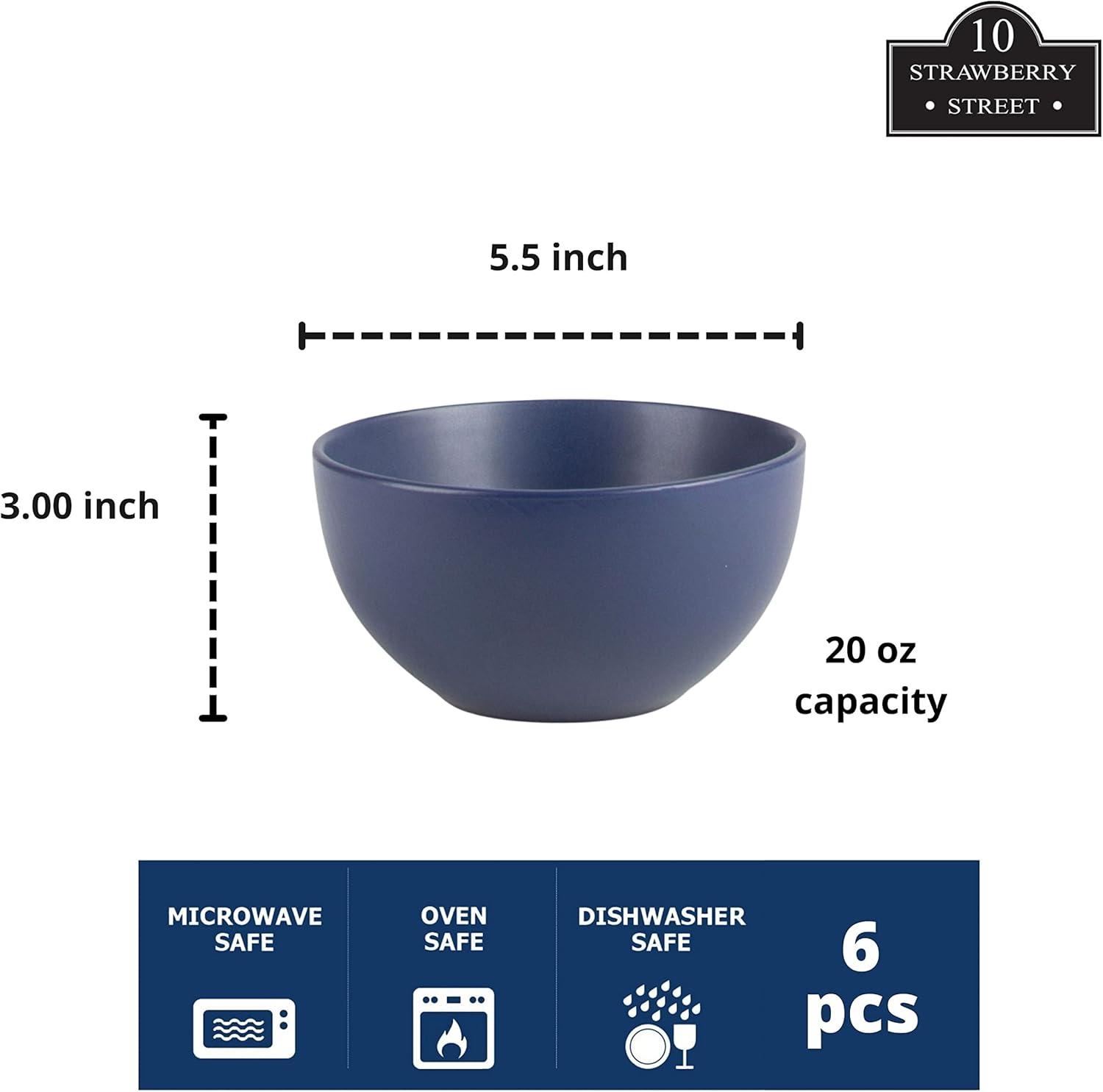 Wazee Matte 16 oz. Cereal Bowl