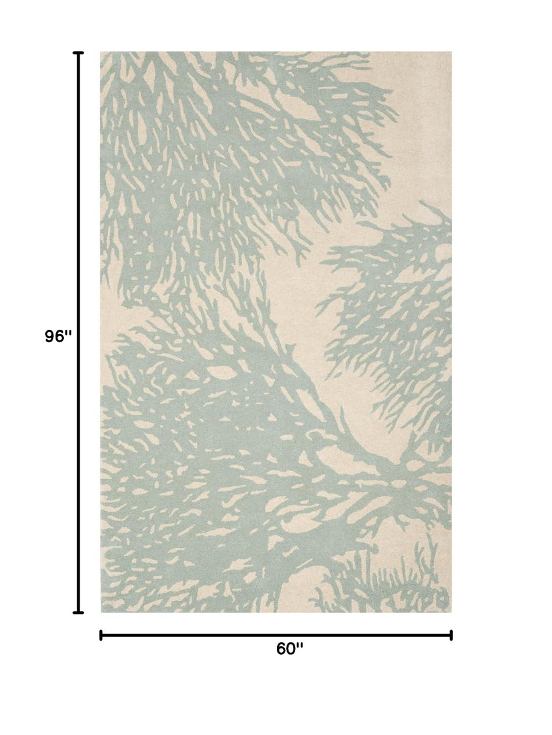 Wimborne Hand Tufted Wool Floral Rug