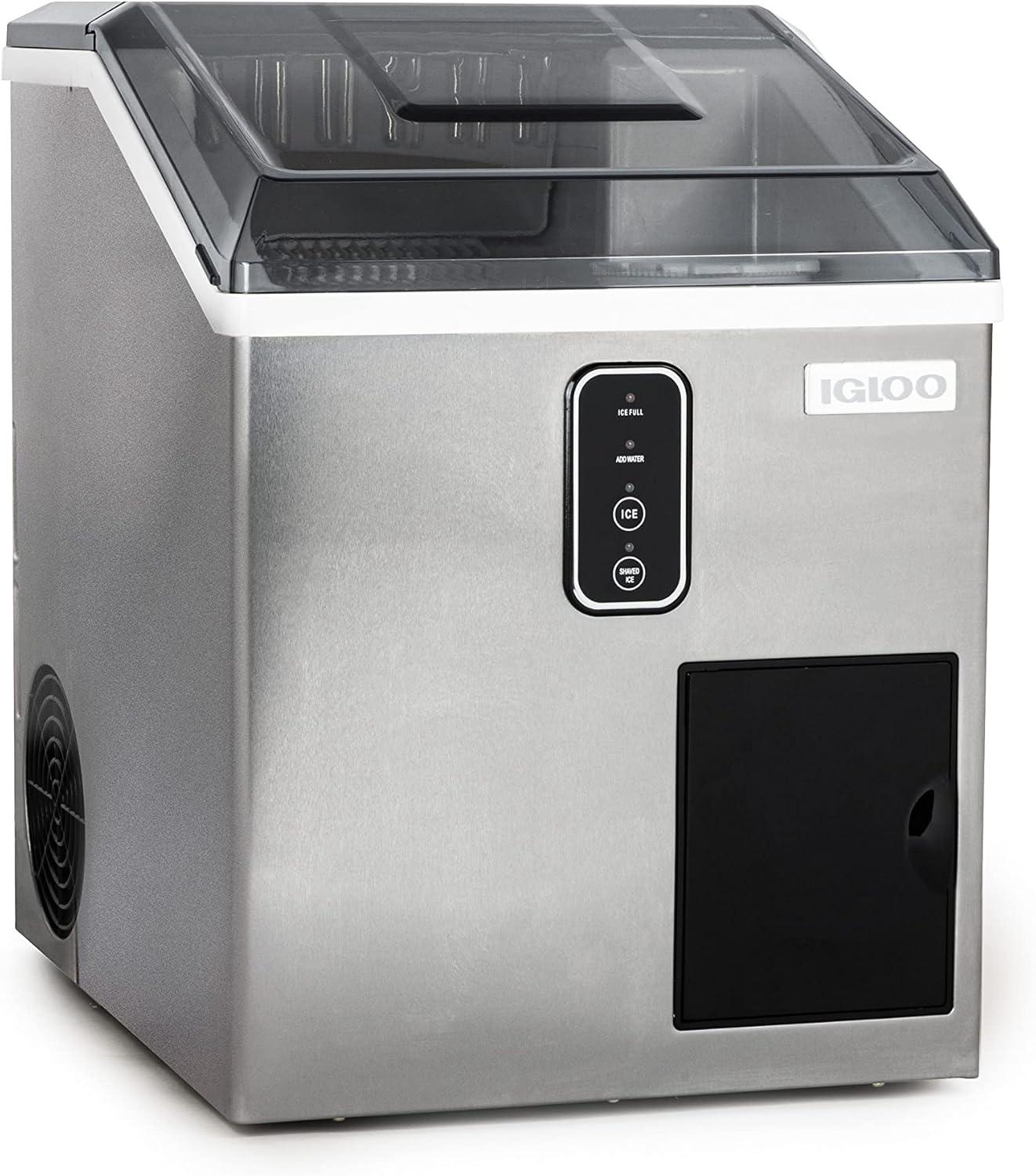 Igloo 44 lb Ice Maker and Dispensing Ice Shaver