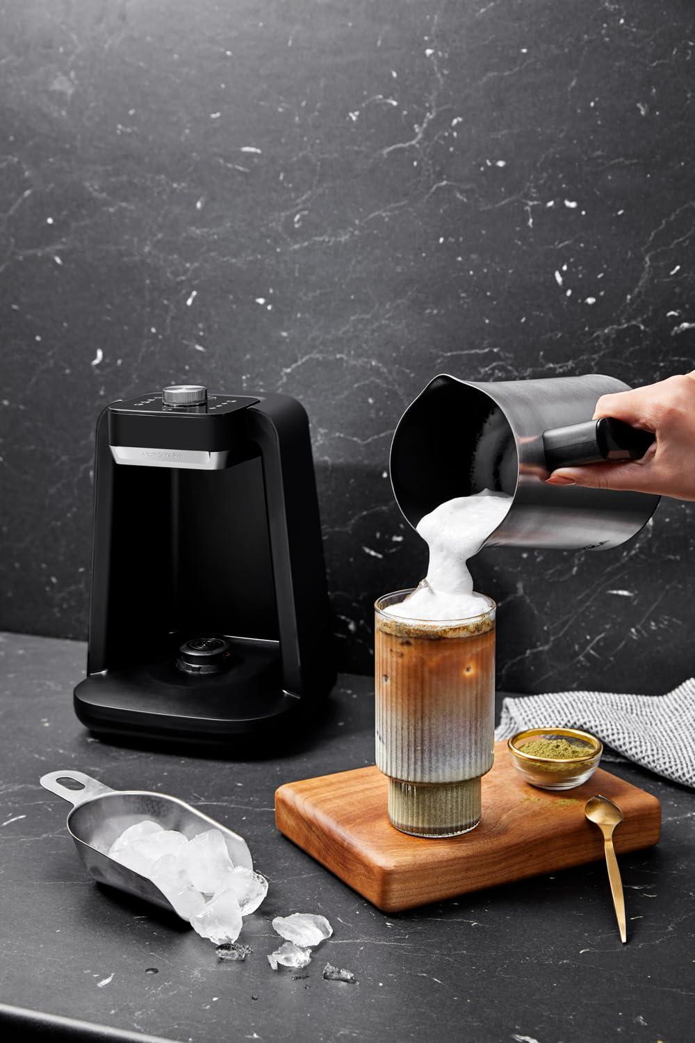 Arzum Okka Rich Spin Pro Turkish Coffee And Hot Beverage Maker, Velvetiser, Milk Frother, 120v, 5 Cups, Stainless Steel Cooking Pot